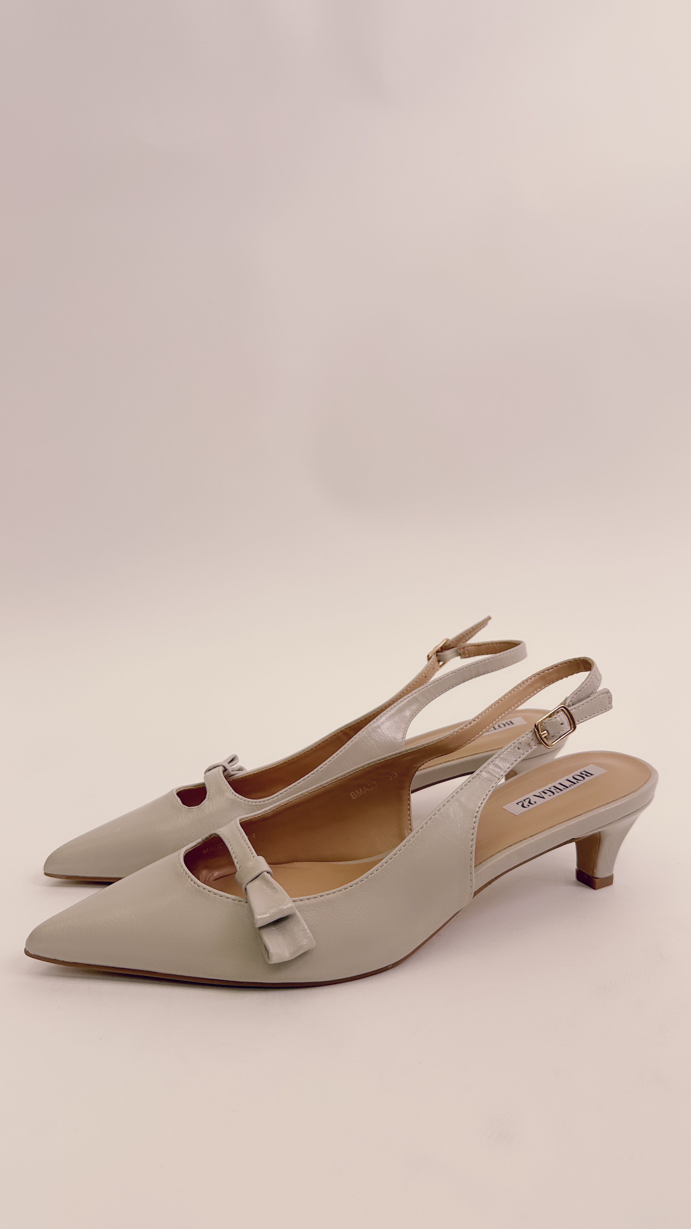 Slingback beige bma33