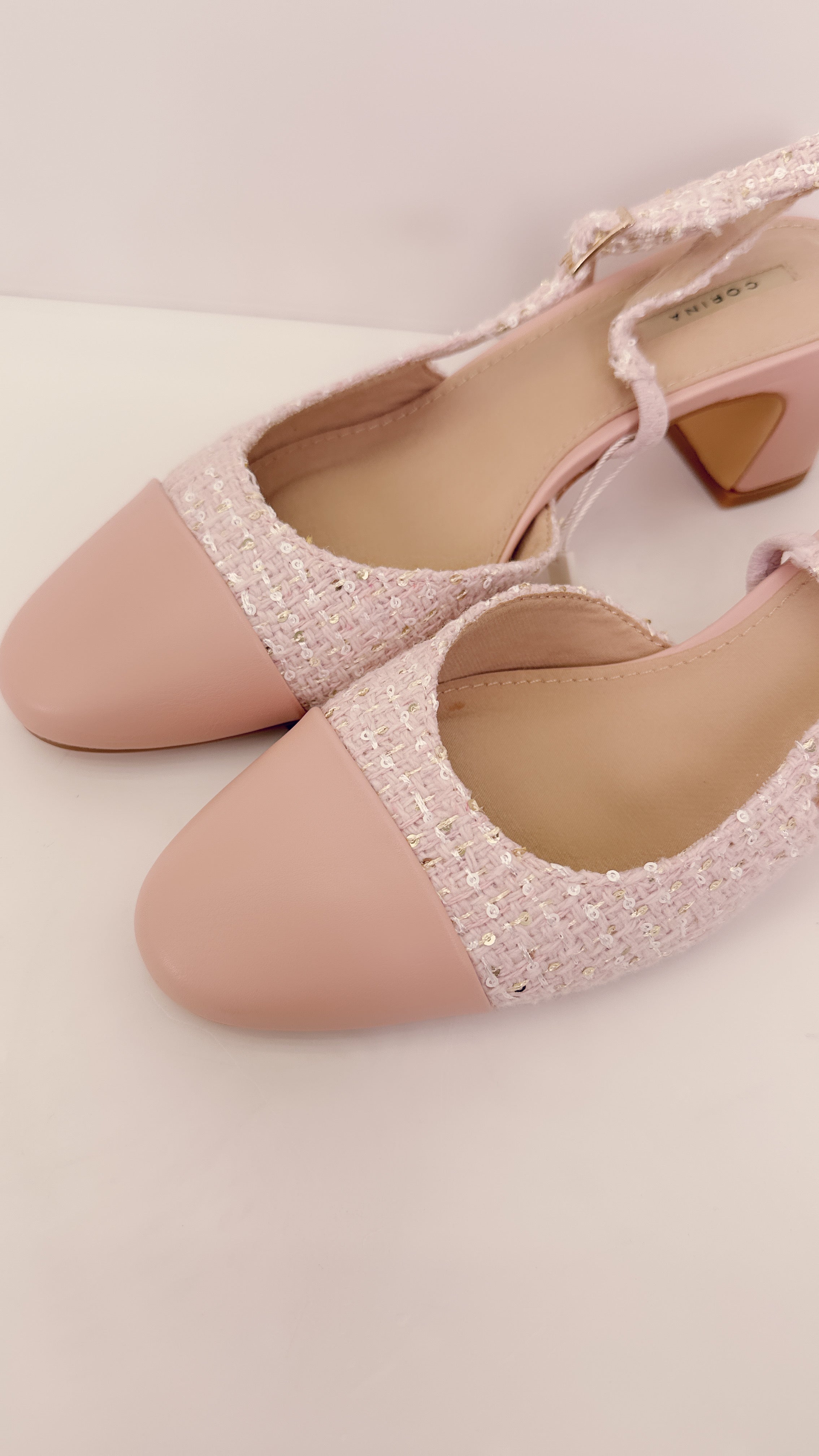 Slingback corina rosa