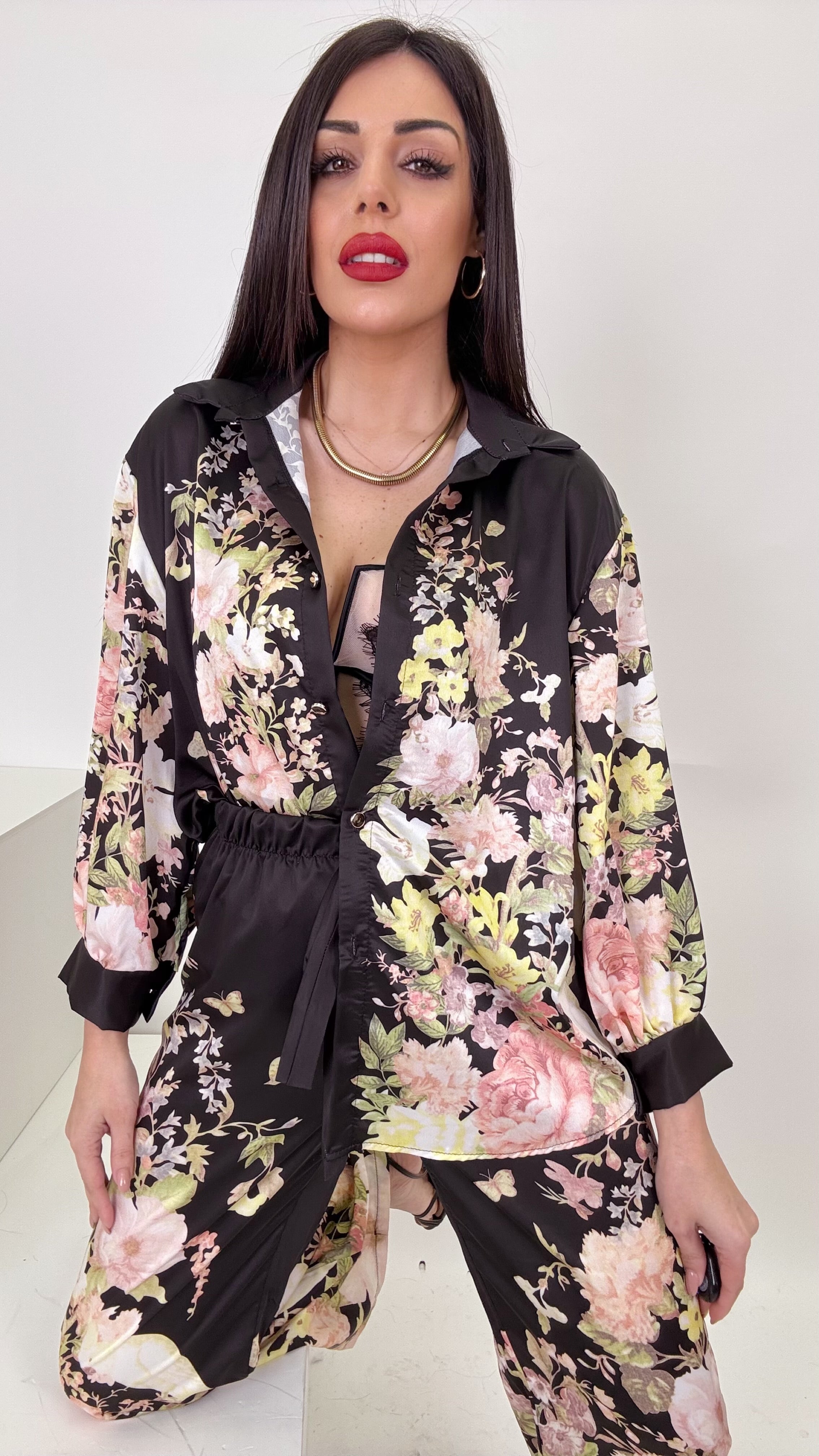 Coordinato “Spring” nero