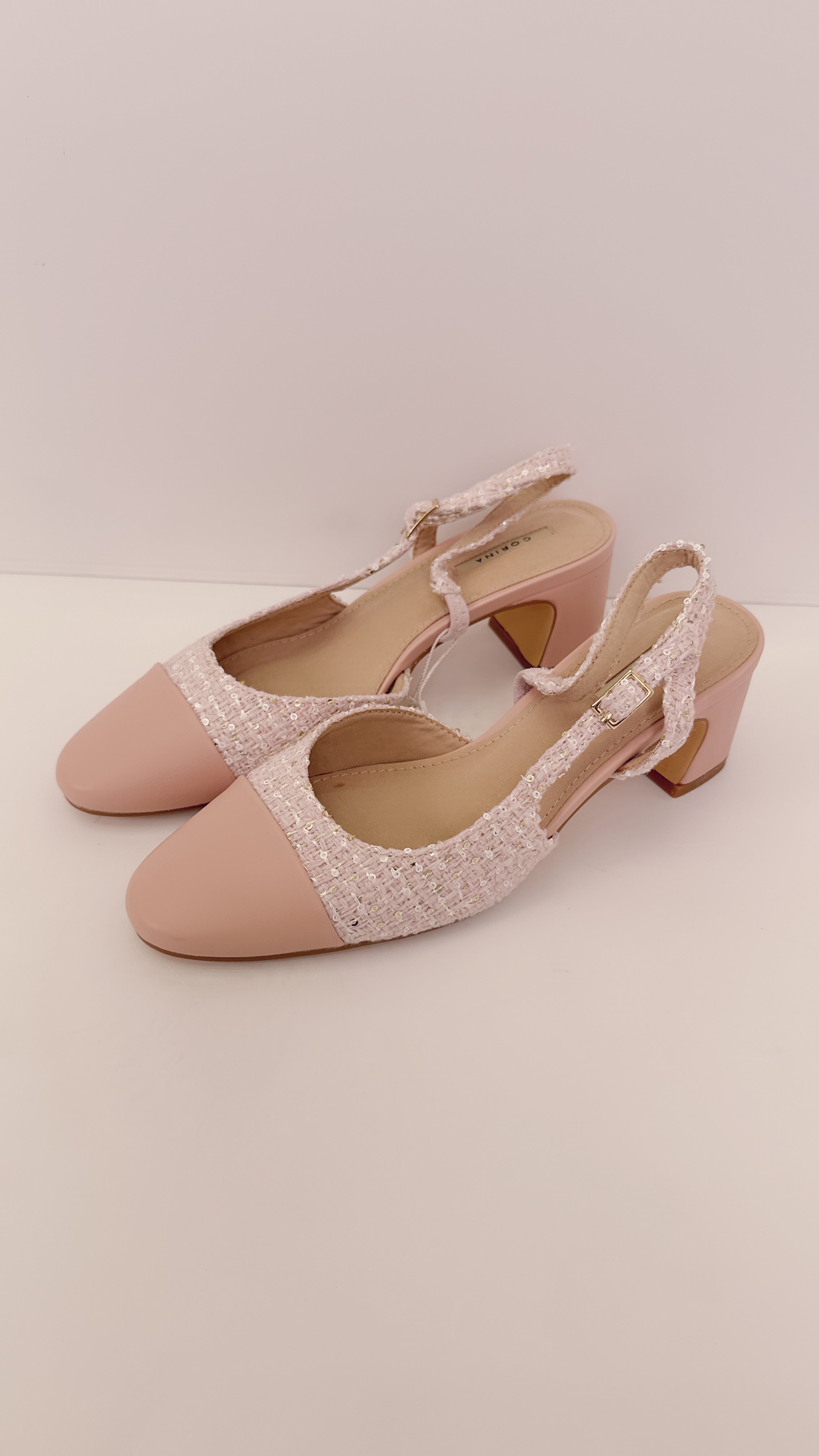 Slingback corina rosa