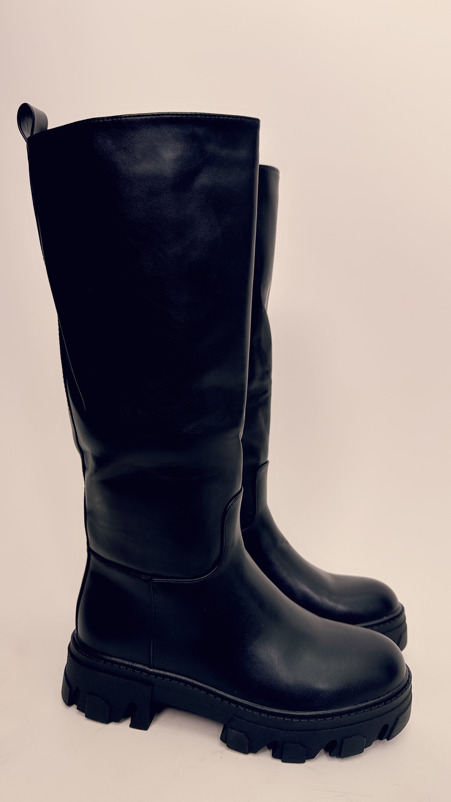 Stivale combat nero