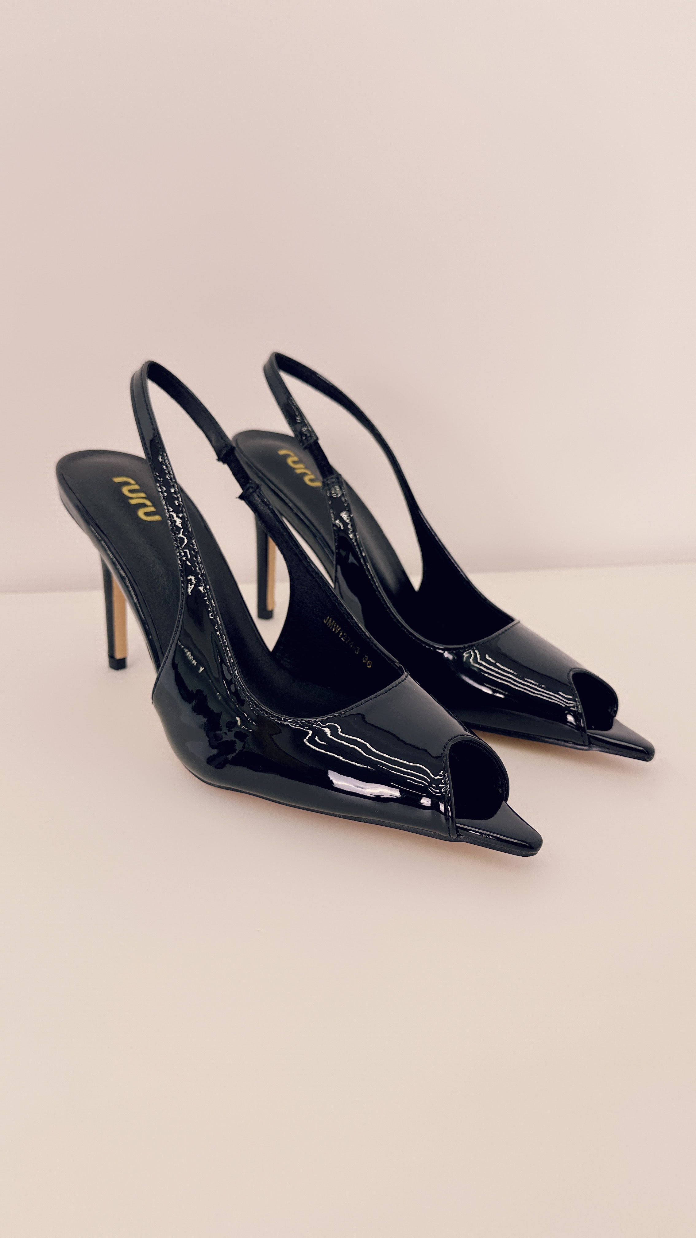 Slingback vernice