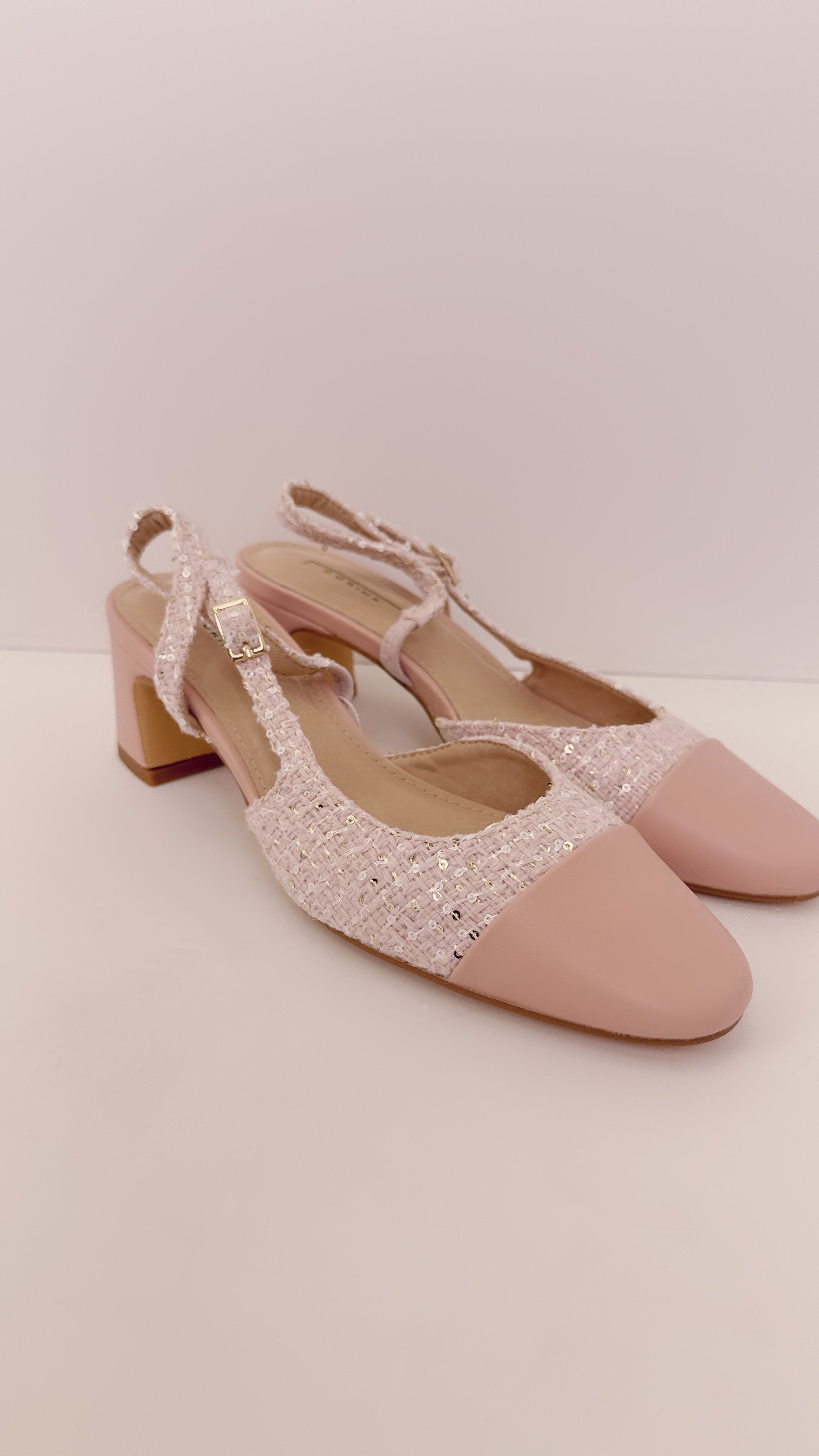 Slingback corina rosa