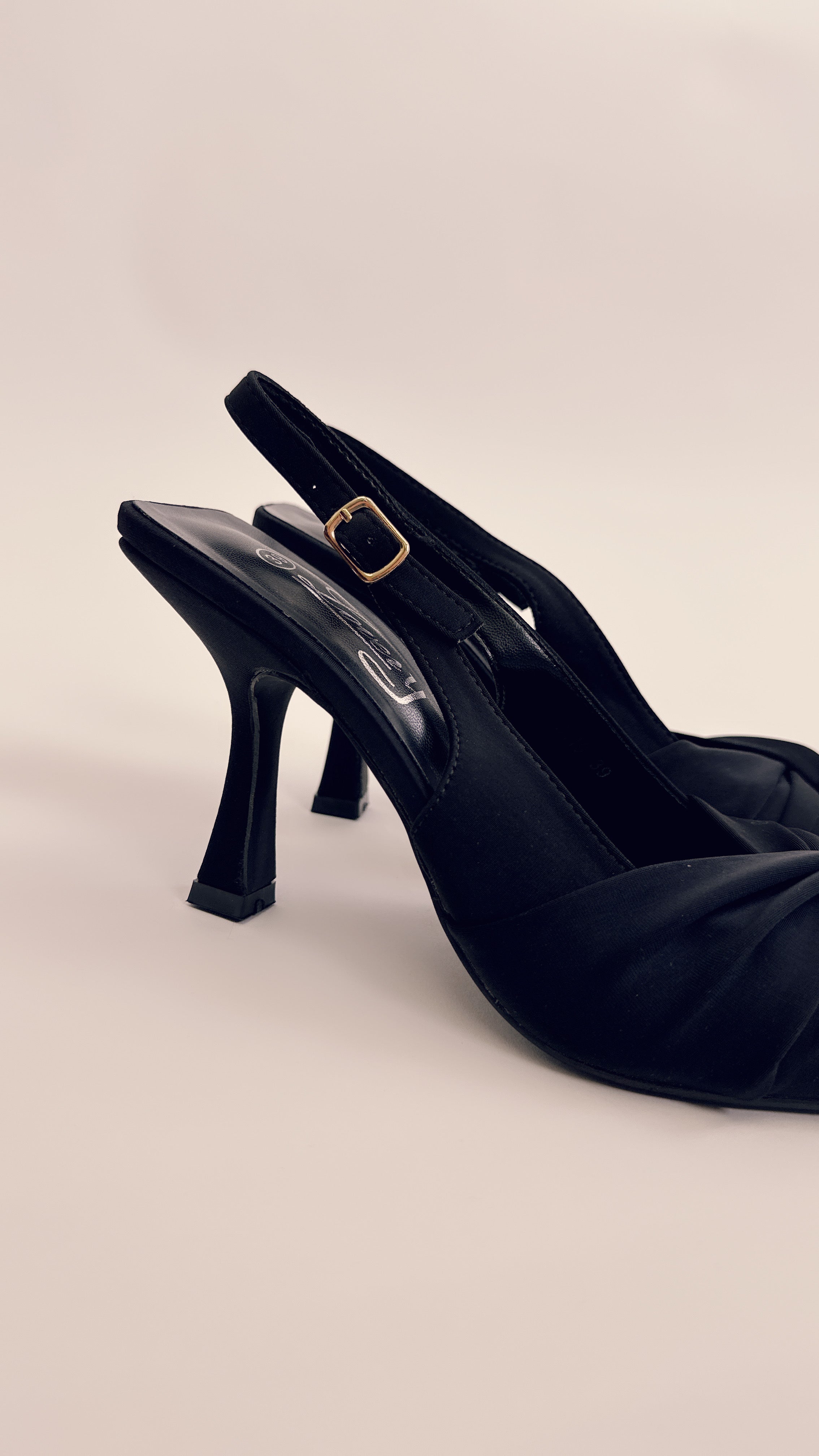 Slingback black 3119