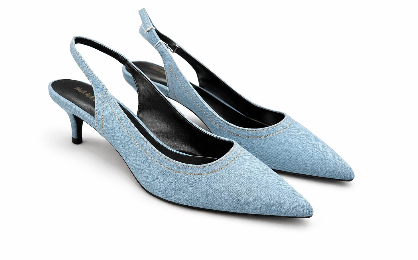 Slingback denim