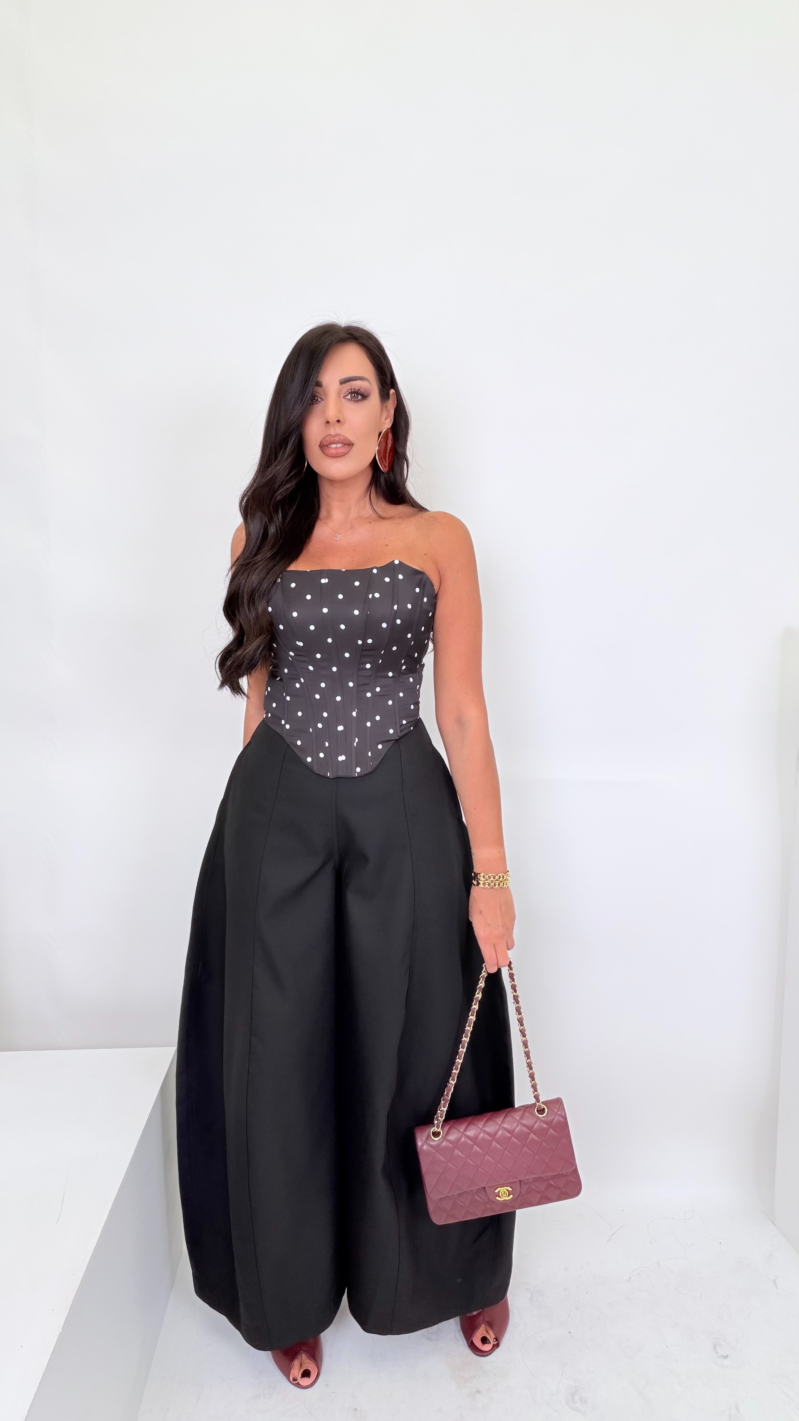 Pantaloni baggy black