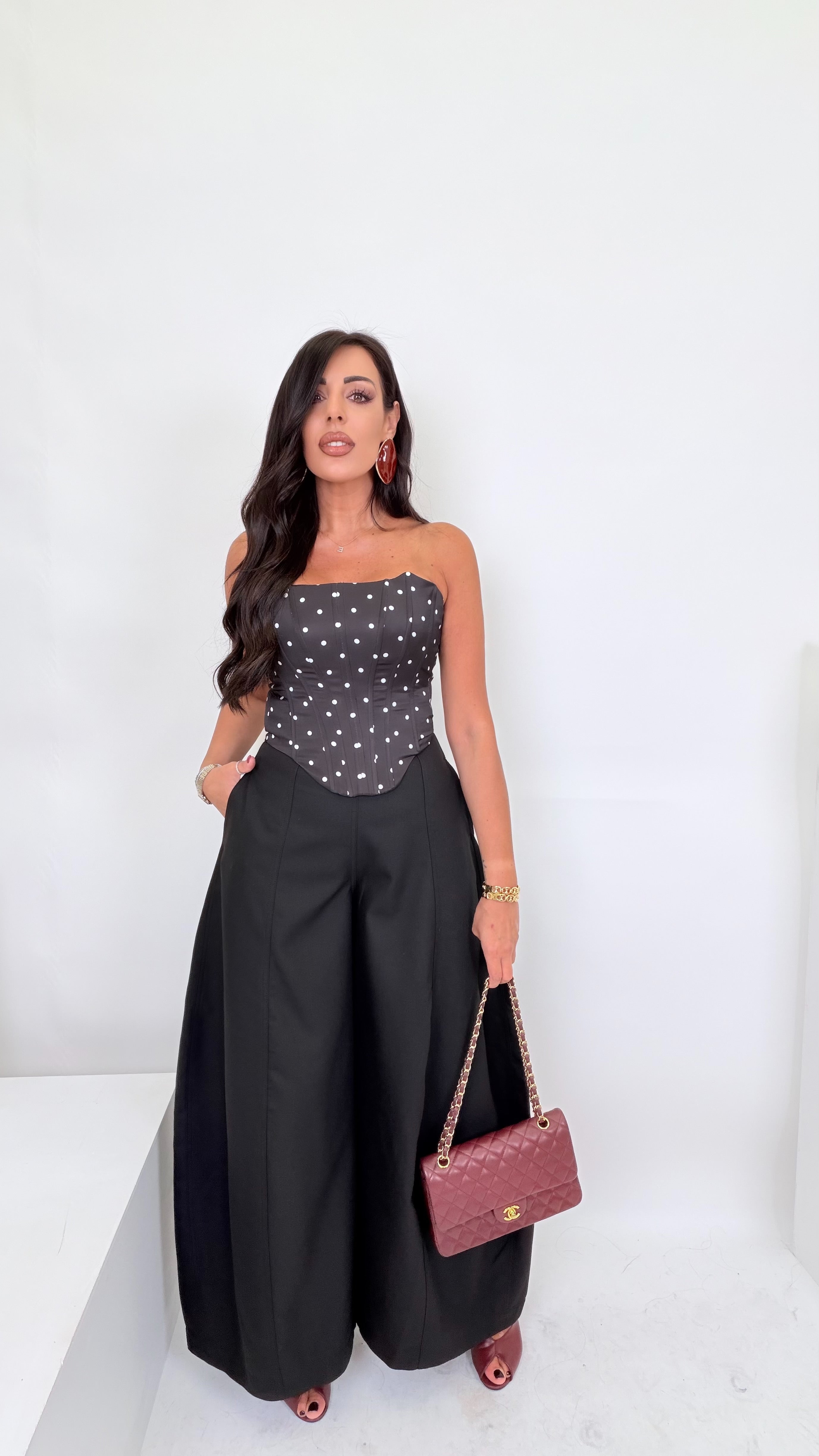 Pantaloni baggy black