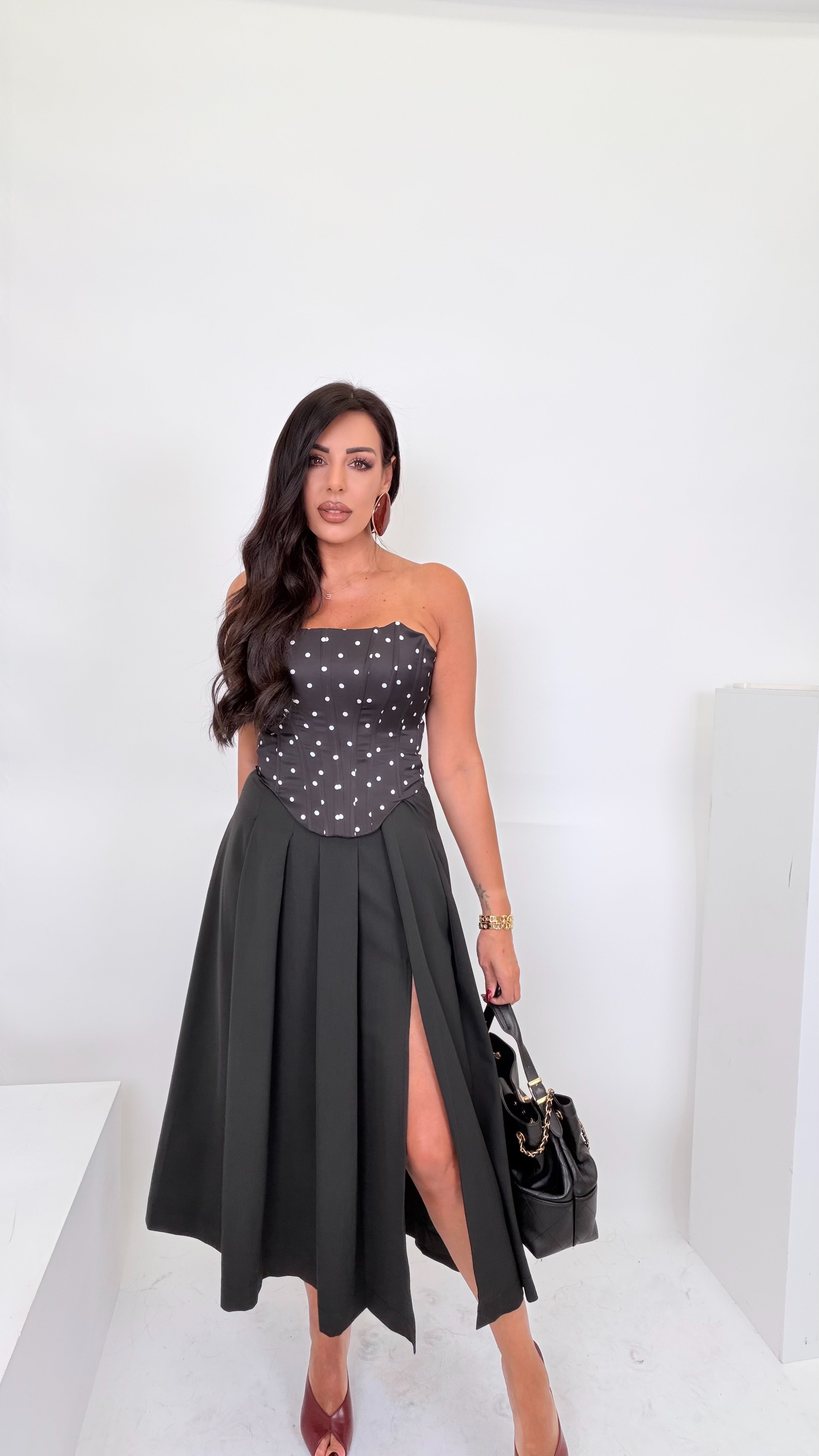 Gonna pieghe Marylin