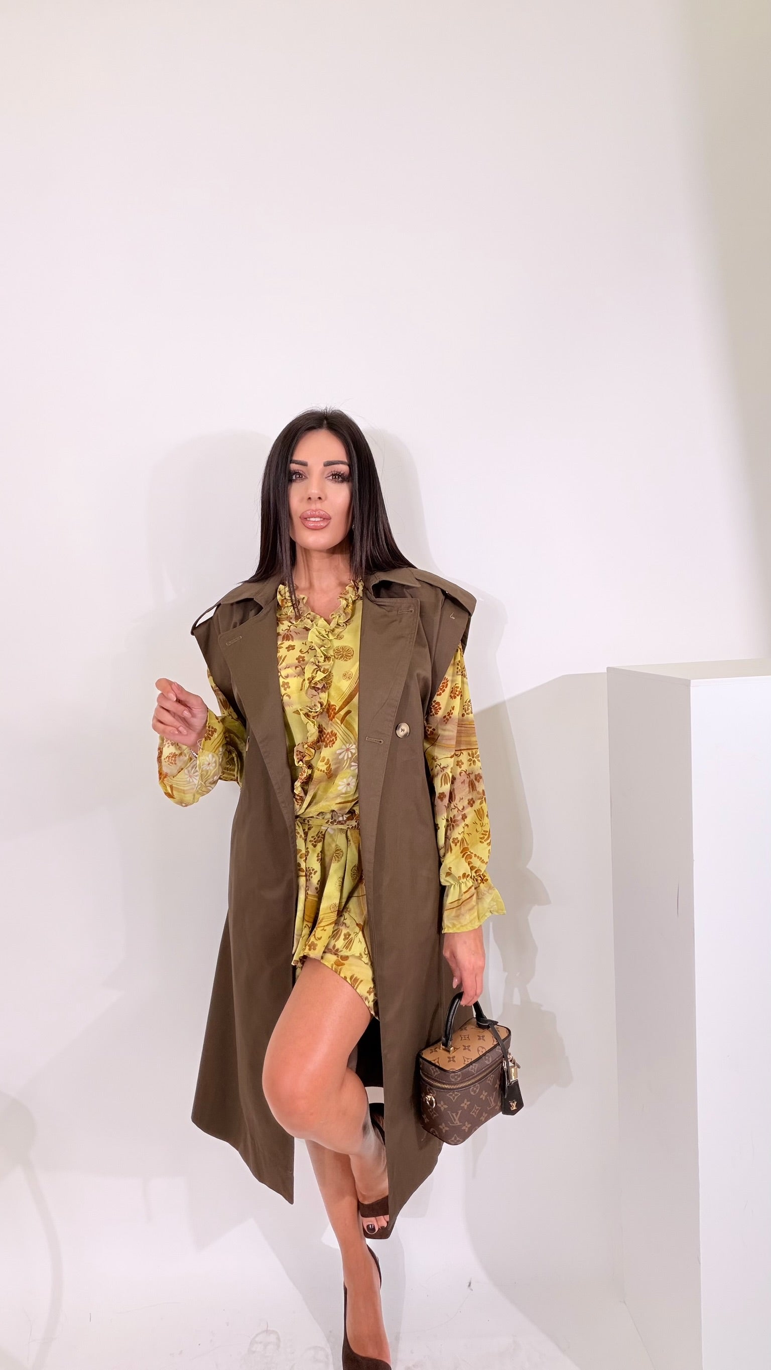 Trench lungo verde