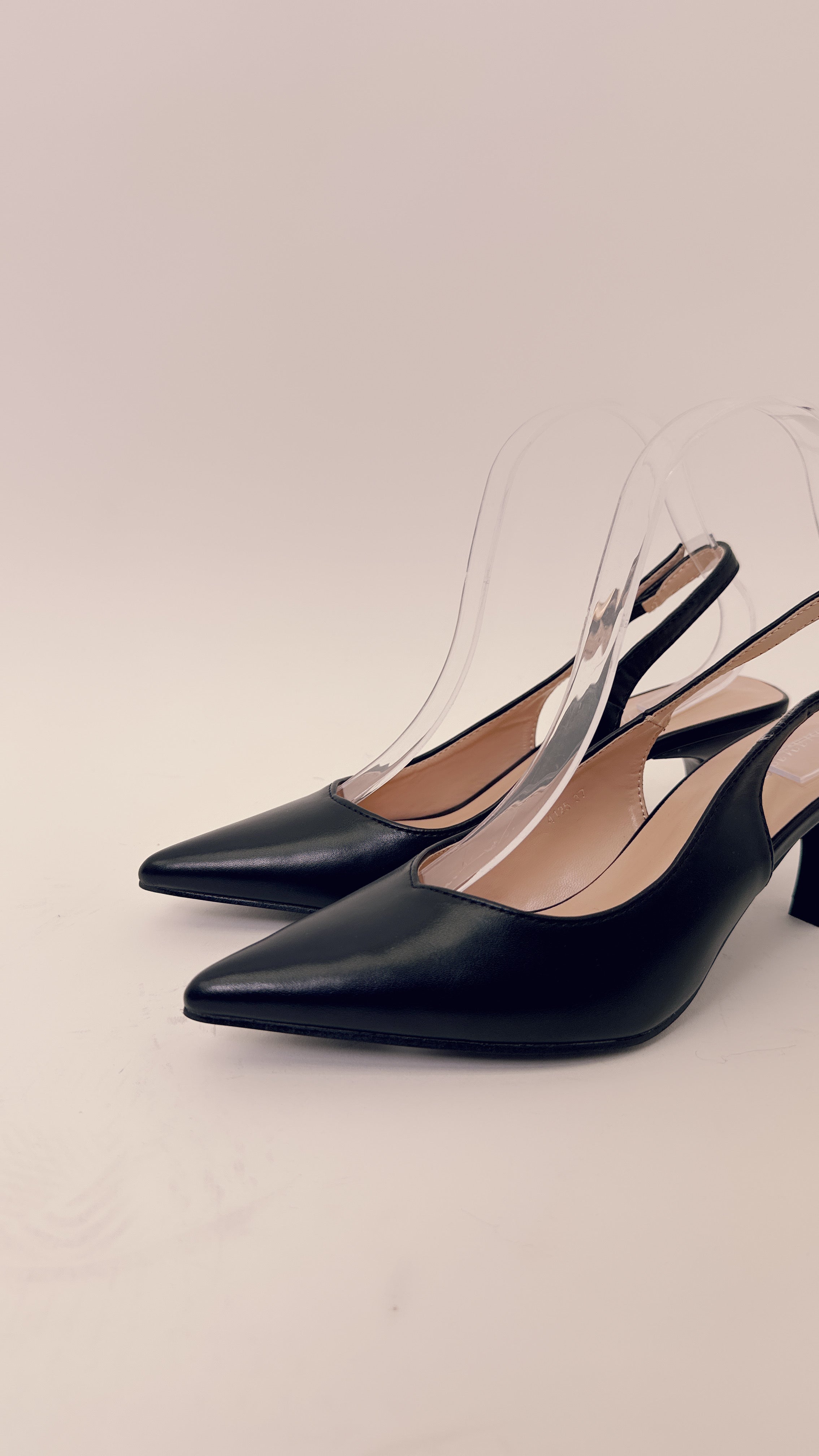 Slingback tacco basso