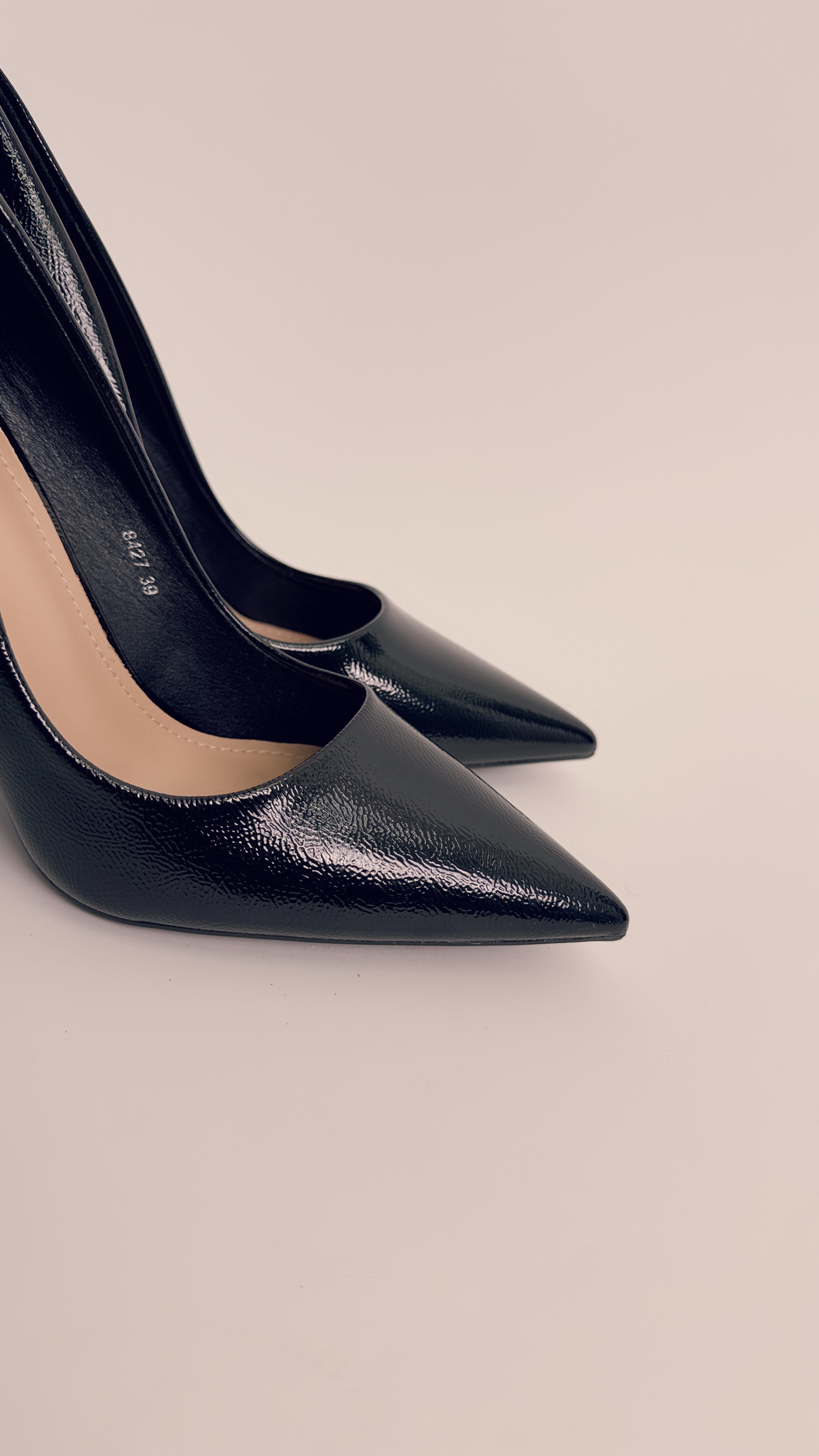 Decollete nero lucido hot sale