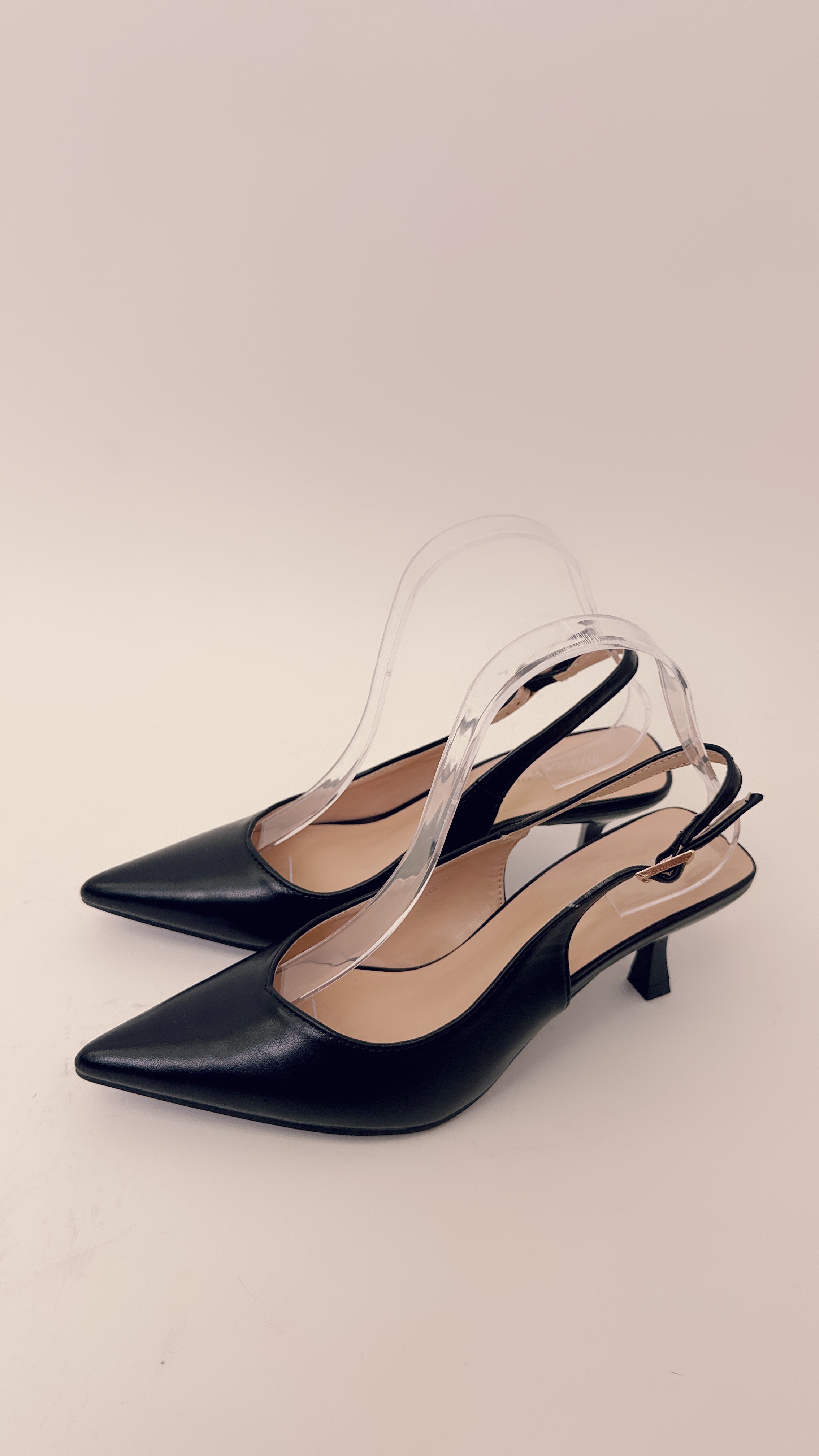 Slingback tacco basso
