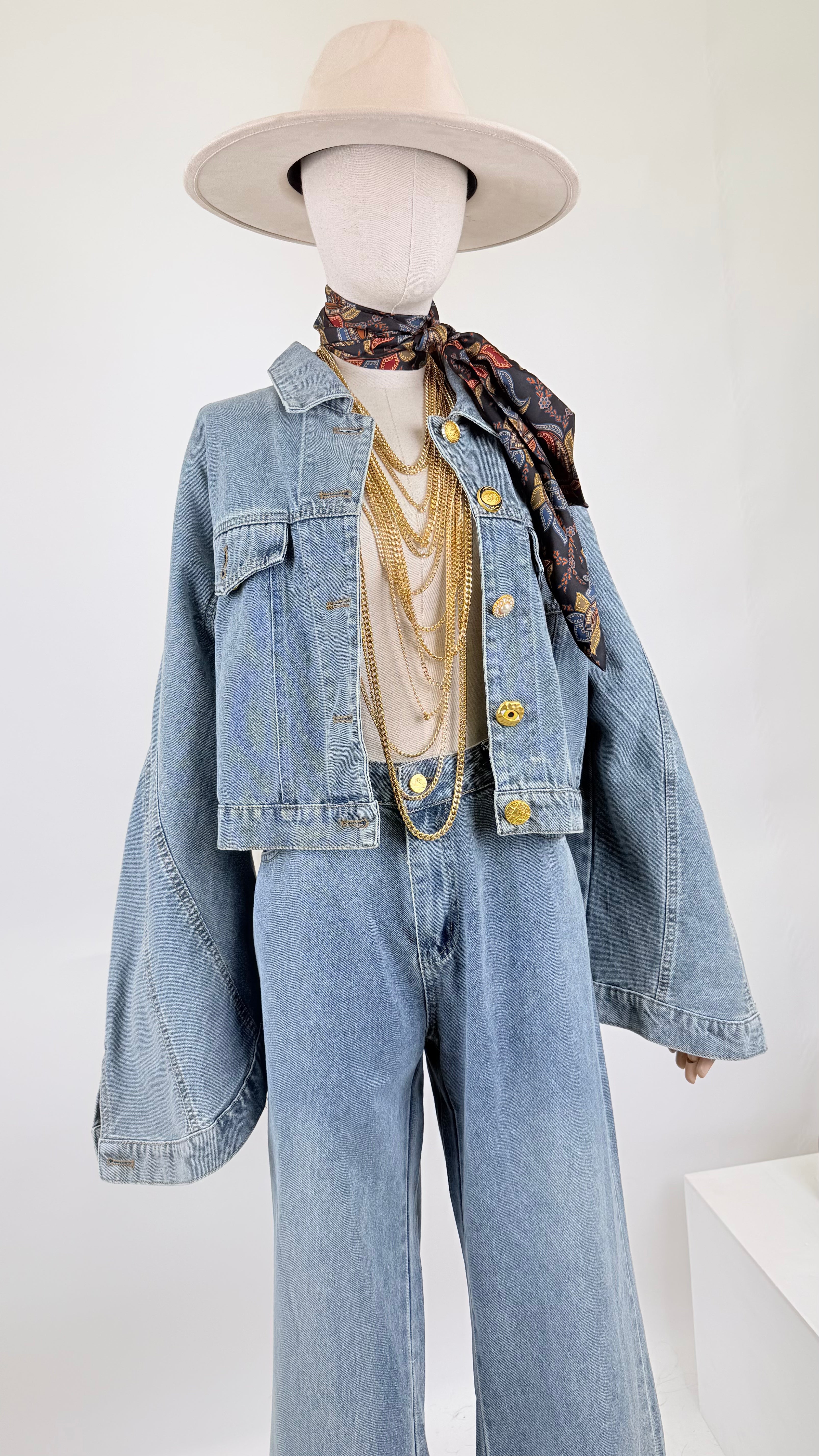 Coordinato denim Luxury .