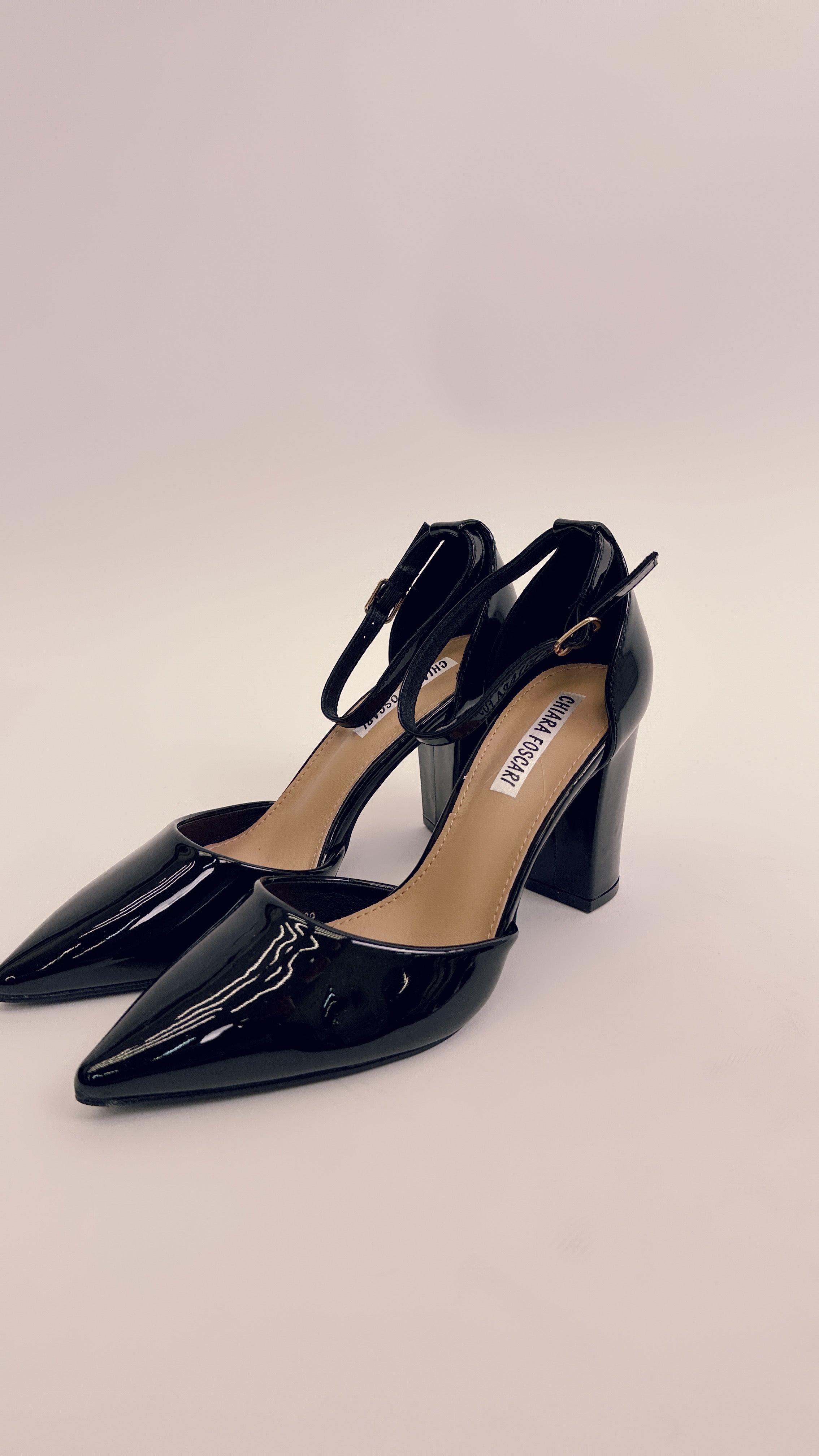 Decoltè in vernice black 3117