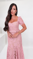 Abiti in pizzo icon rosa