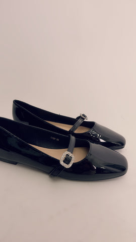 Ballerina black in vernice