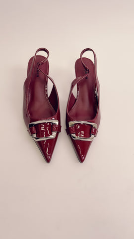 Slingback bordoux P1430
