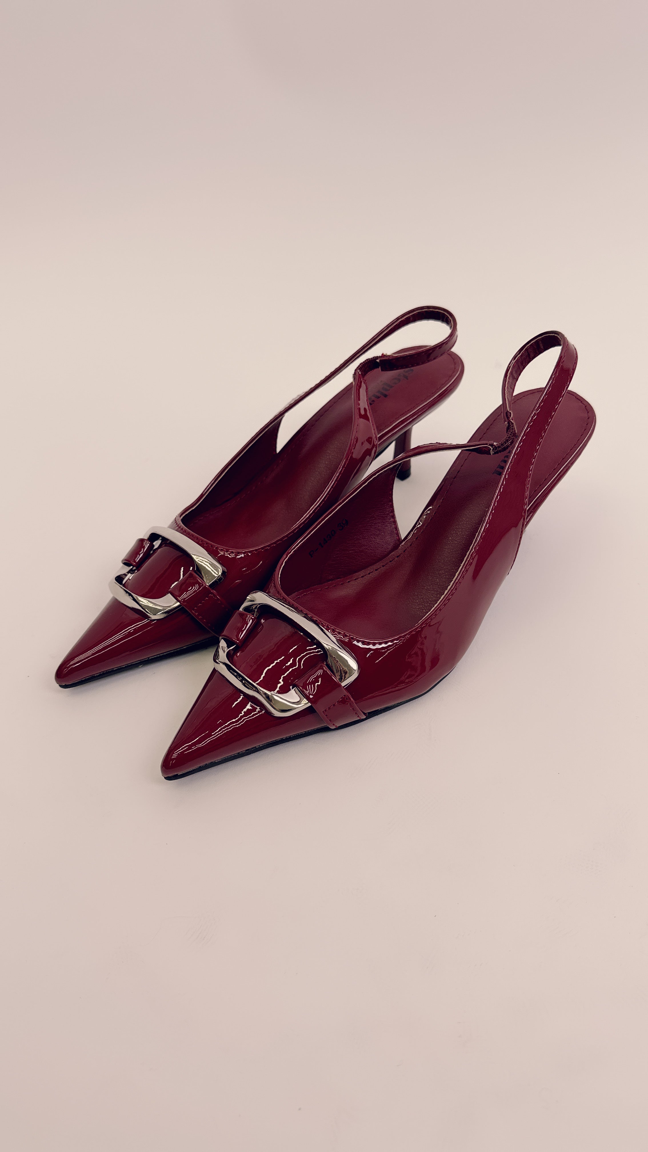 Slingback bordoux P1430