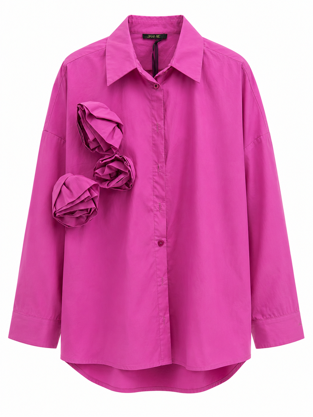 Camicia fiore in rilievo
