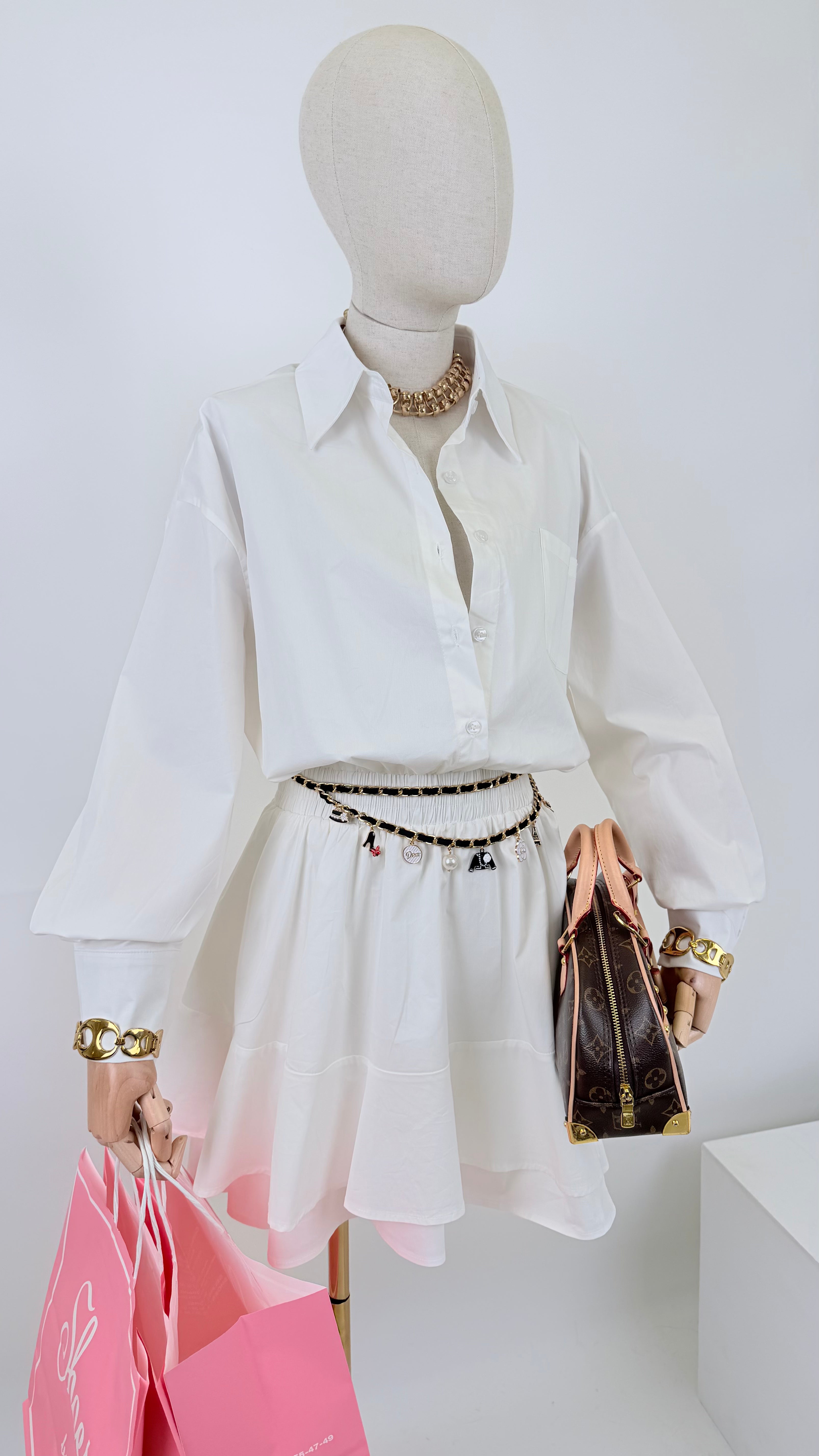 Abitino camicia white