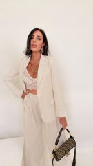 Tallieur misto lino panna