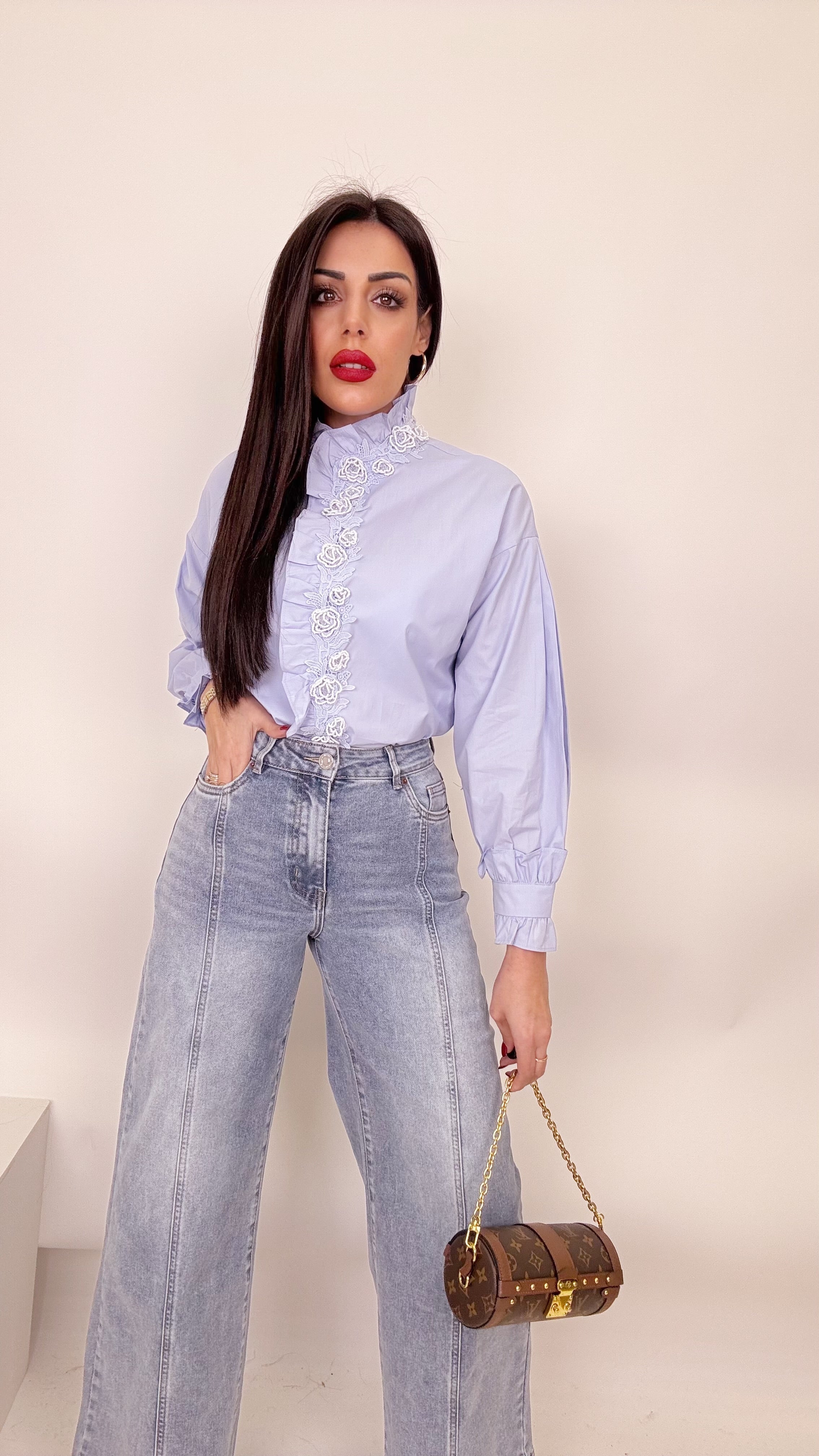 Denim palazzo 8700
