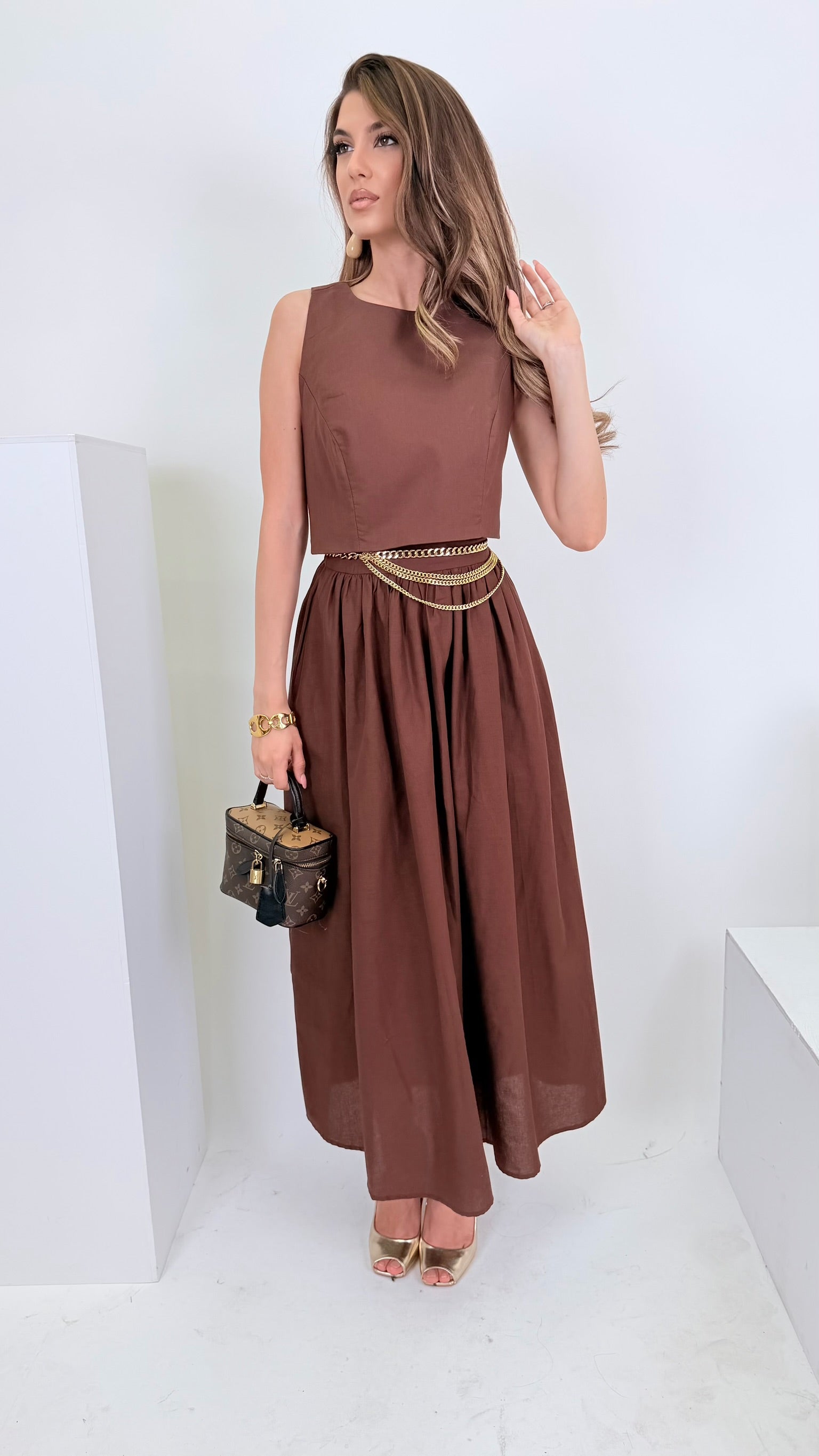 Coordinato in lino & cotone