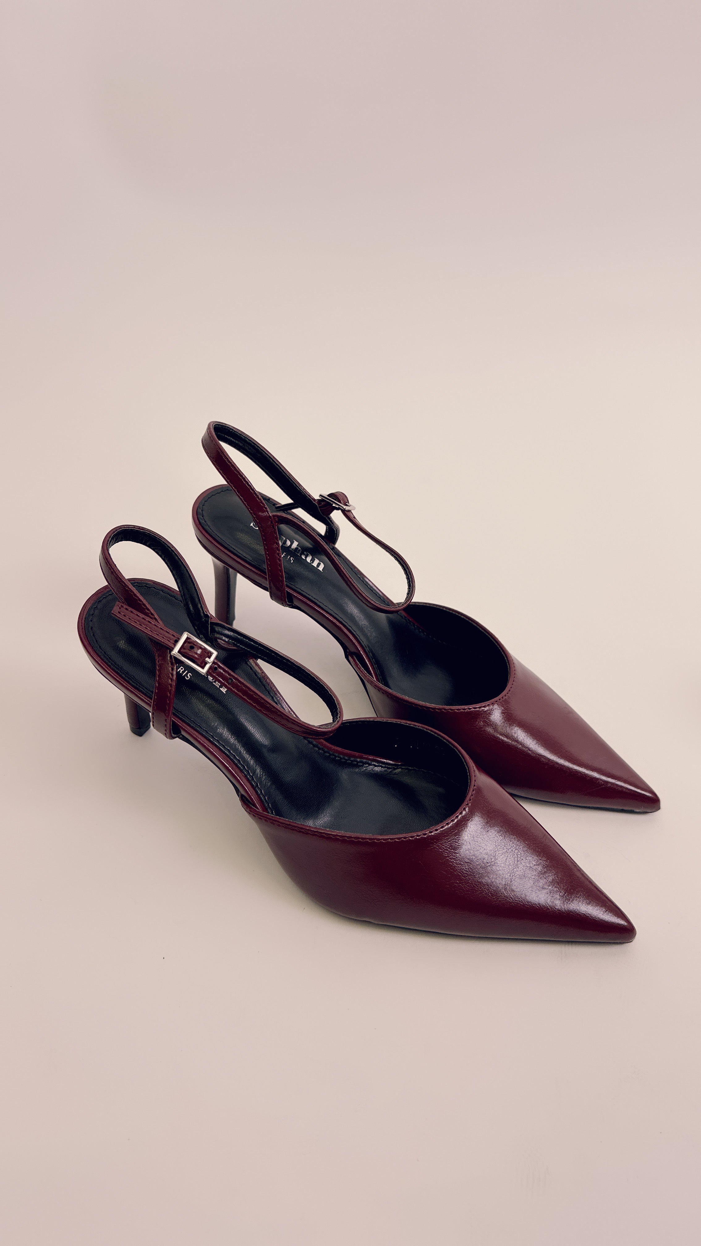 Slingback bordoux P1433
