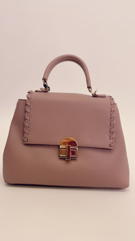 Borsa mini “j” rosa antico
