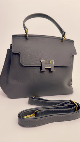 Borsa grigio fumo H
