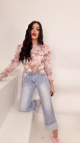 Denim piegone “Boemia”