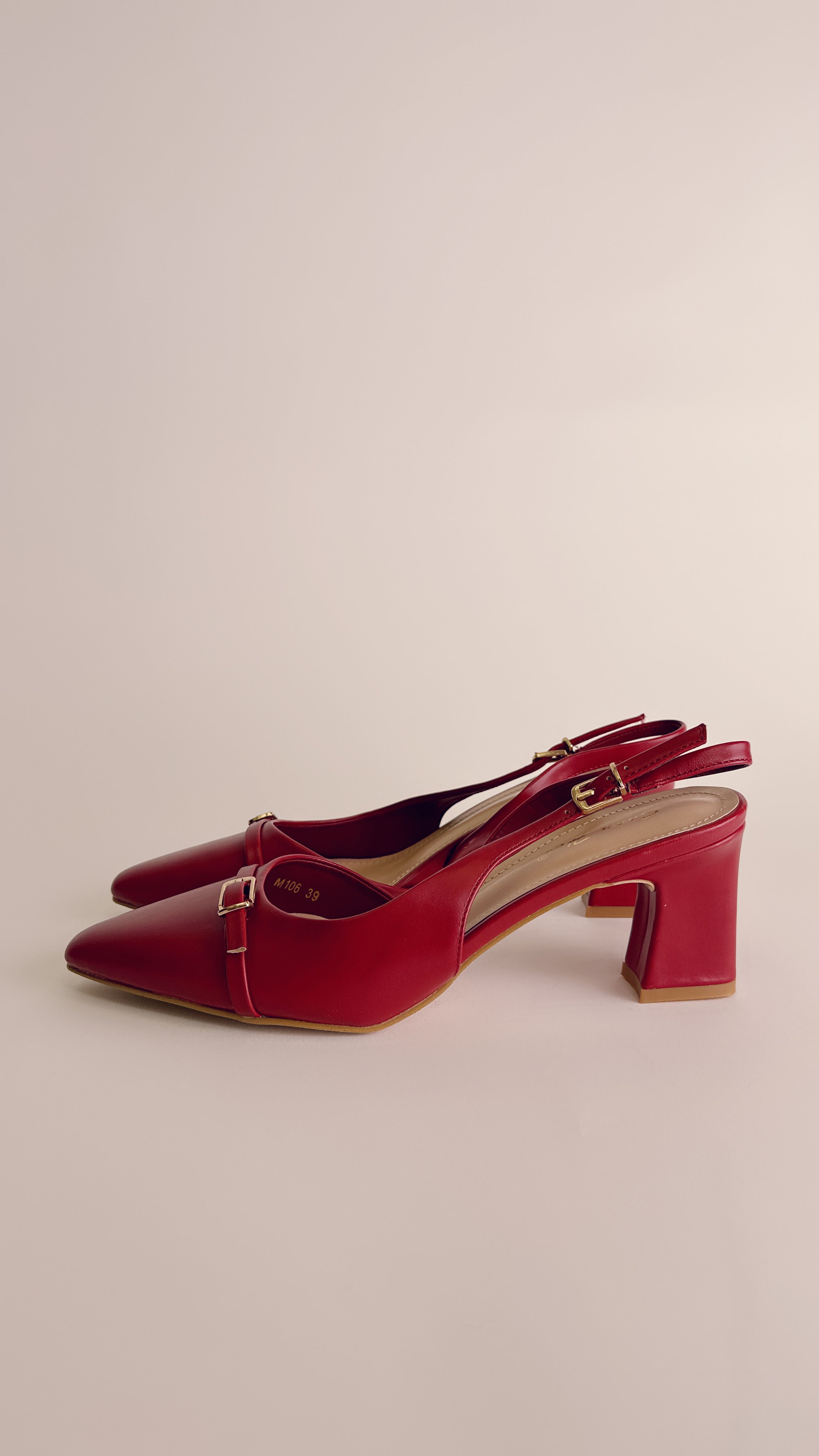 Slingback red m106