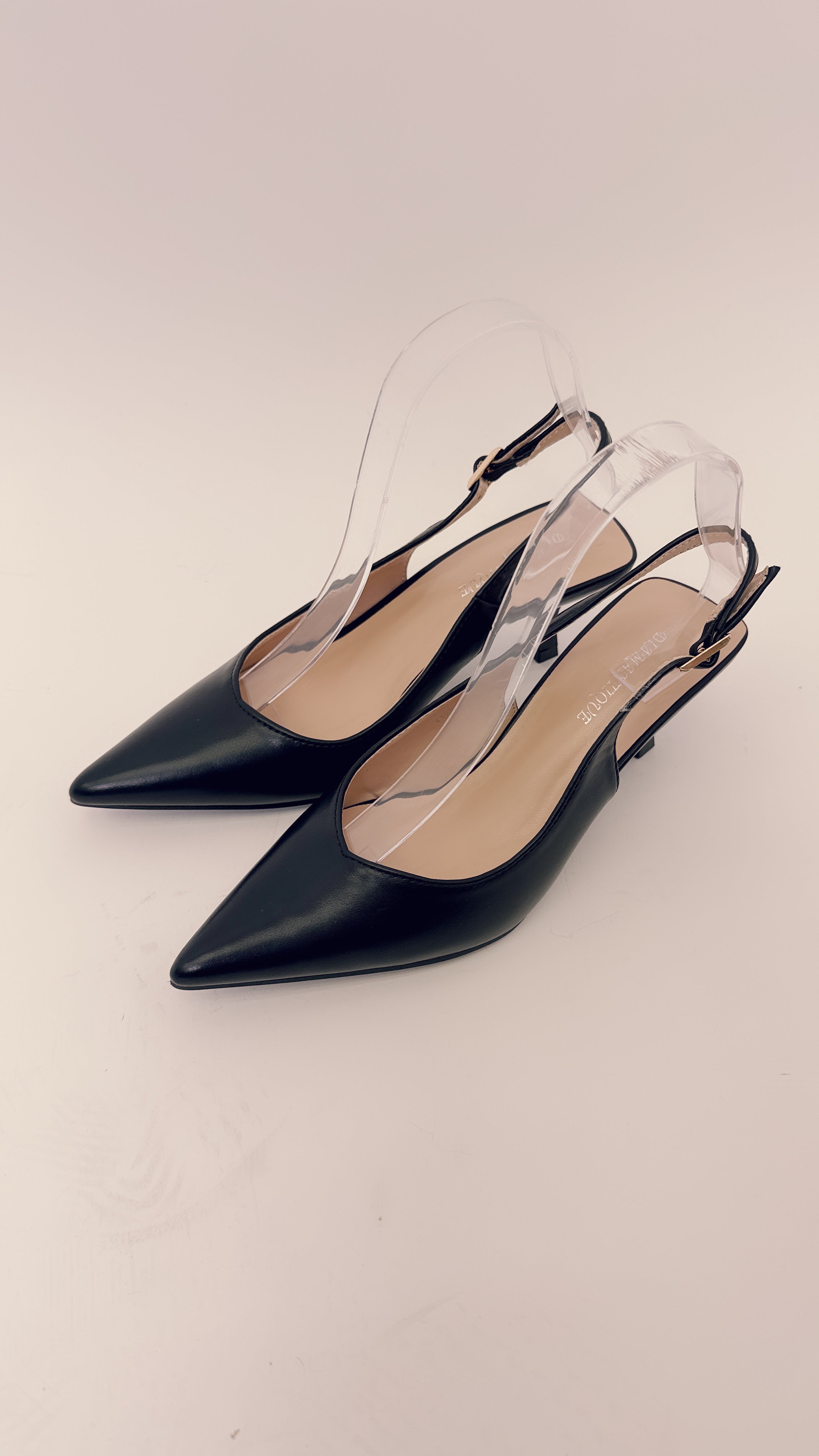 Slingback tacco basso