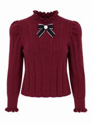 Maglia in filo traforato