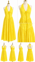 Abito sangallo giallo