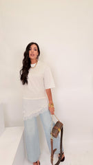 Shirt con pizzo