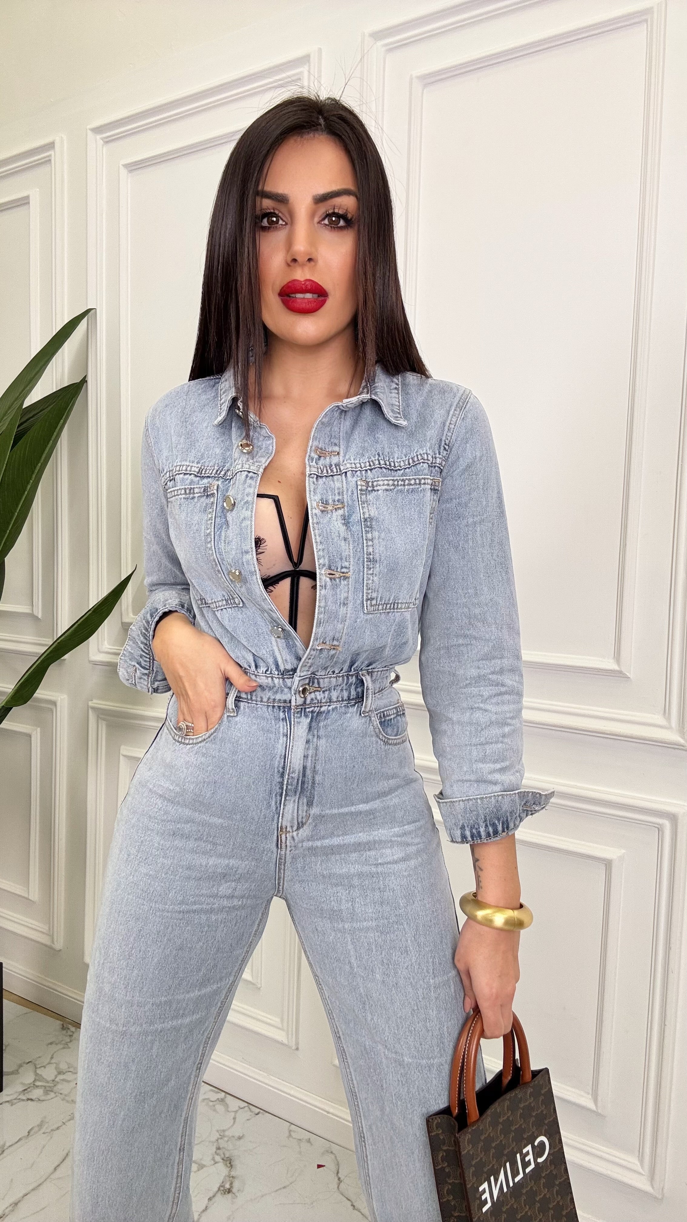 Tuta intera denim