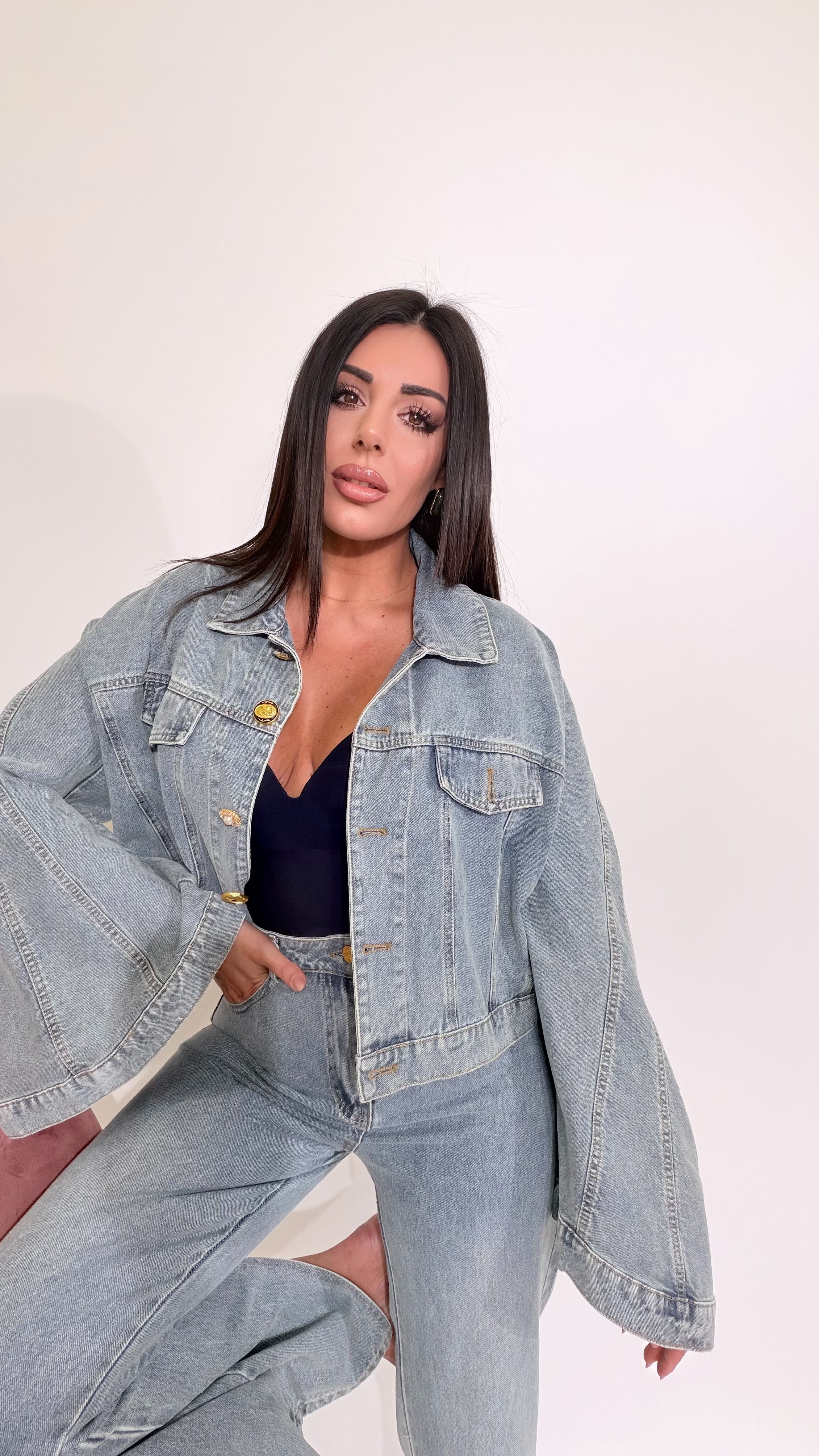 Coordinato denim Luxury .