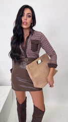 Maxi Bag vernice nudo