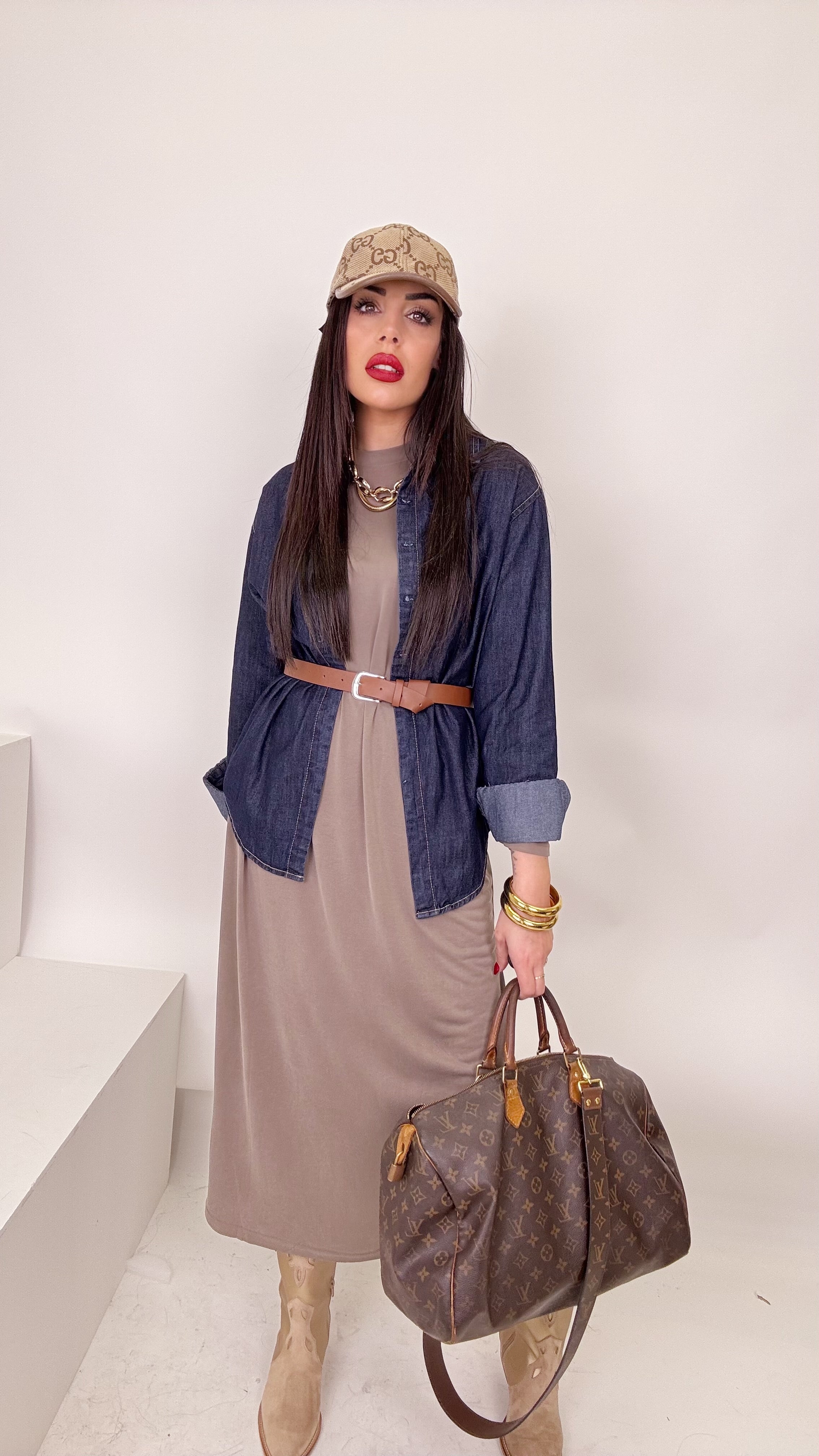 Camicia denim blue