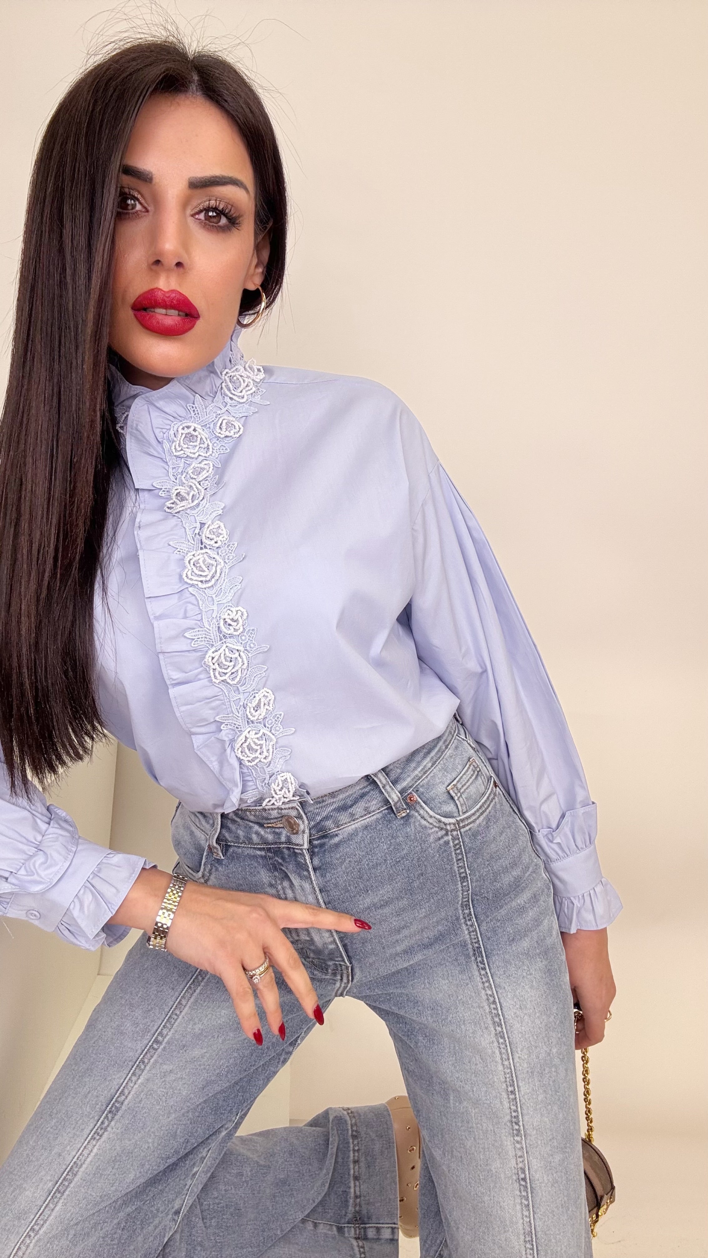 Denim palazzo 8700