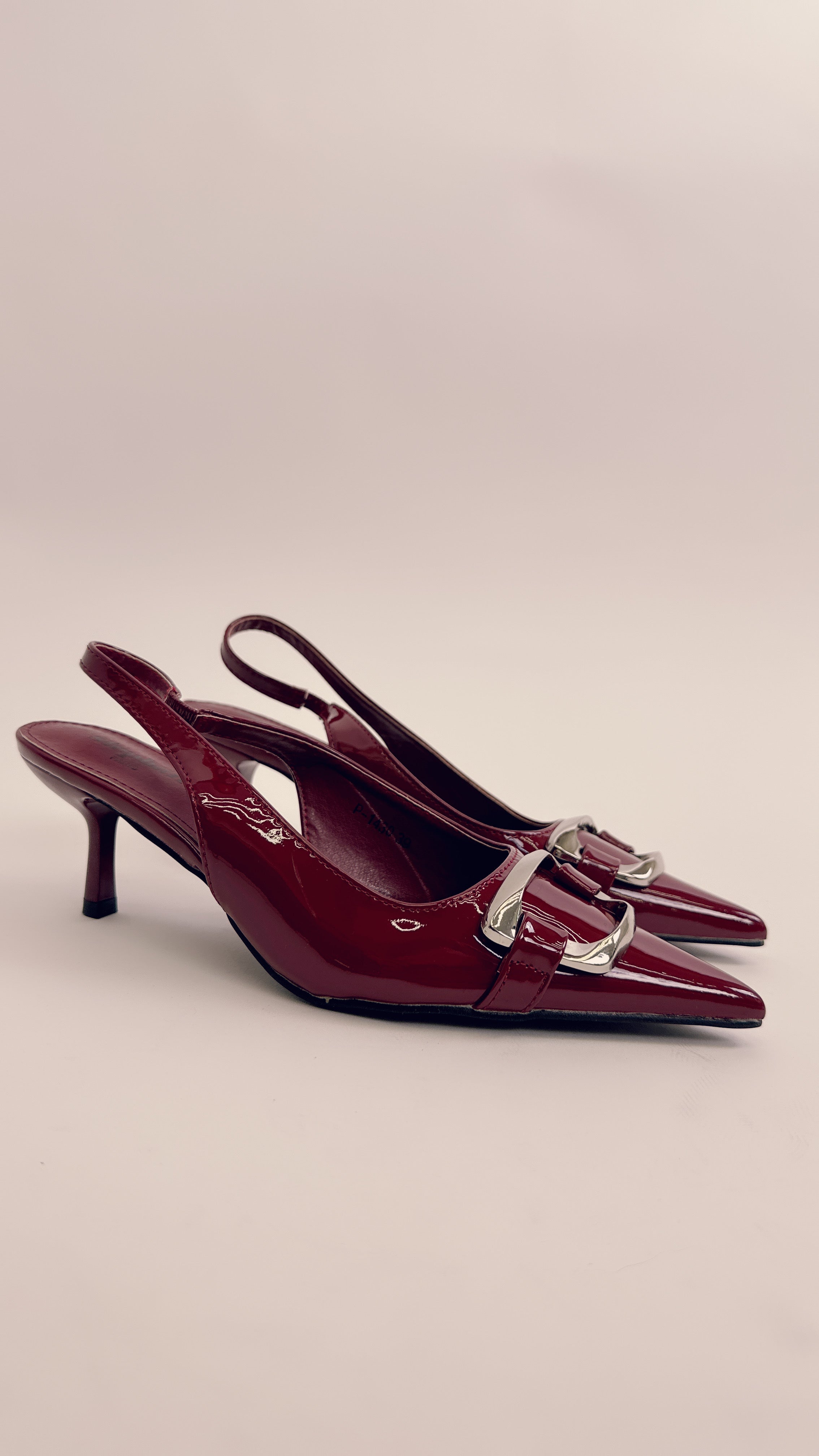 Slingback bordoux P1430
