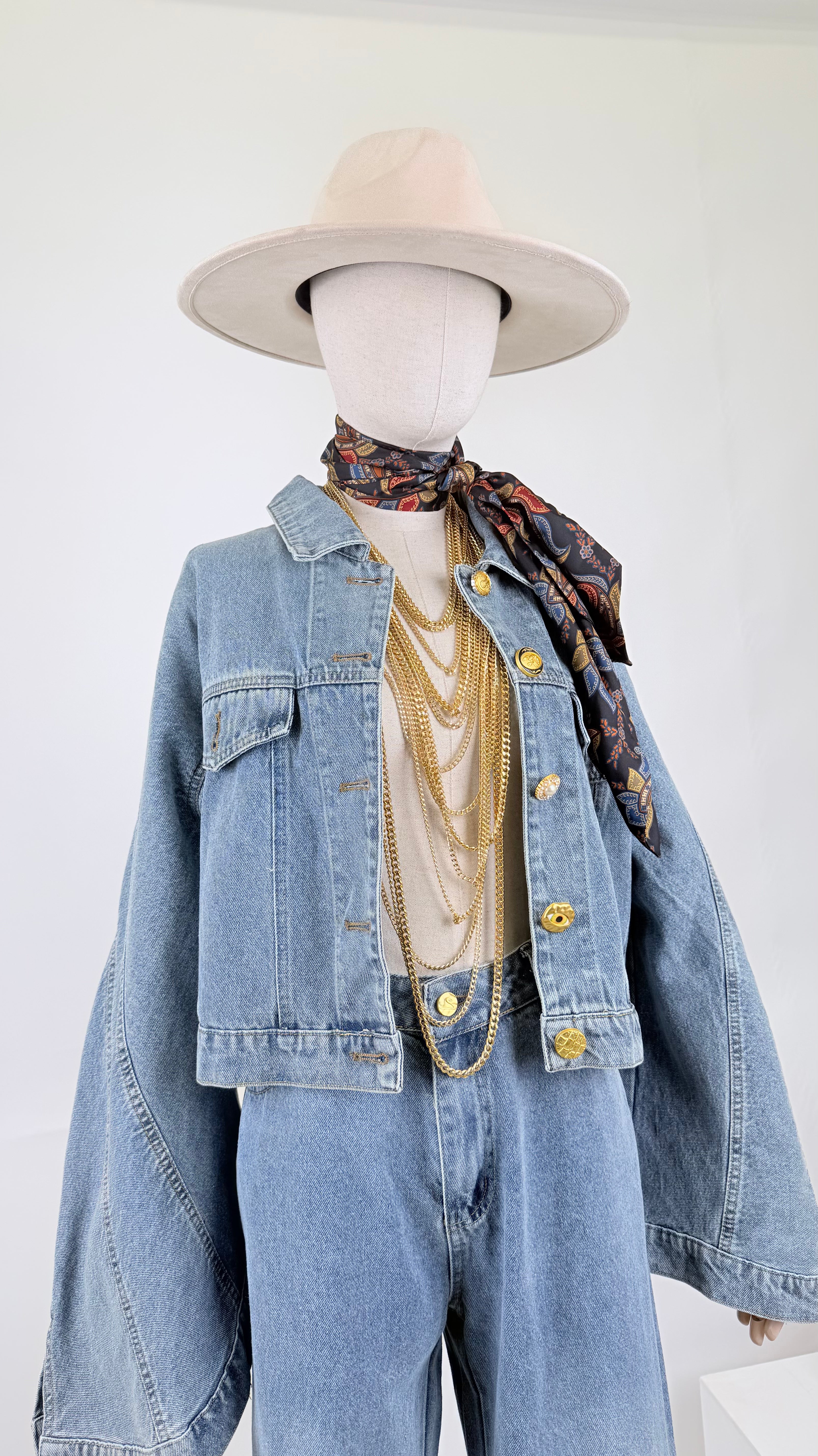 Coordinato denim Luxury .