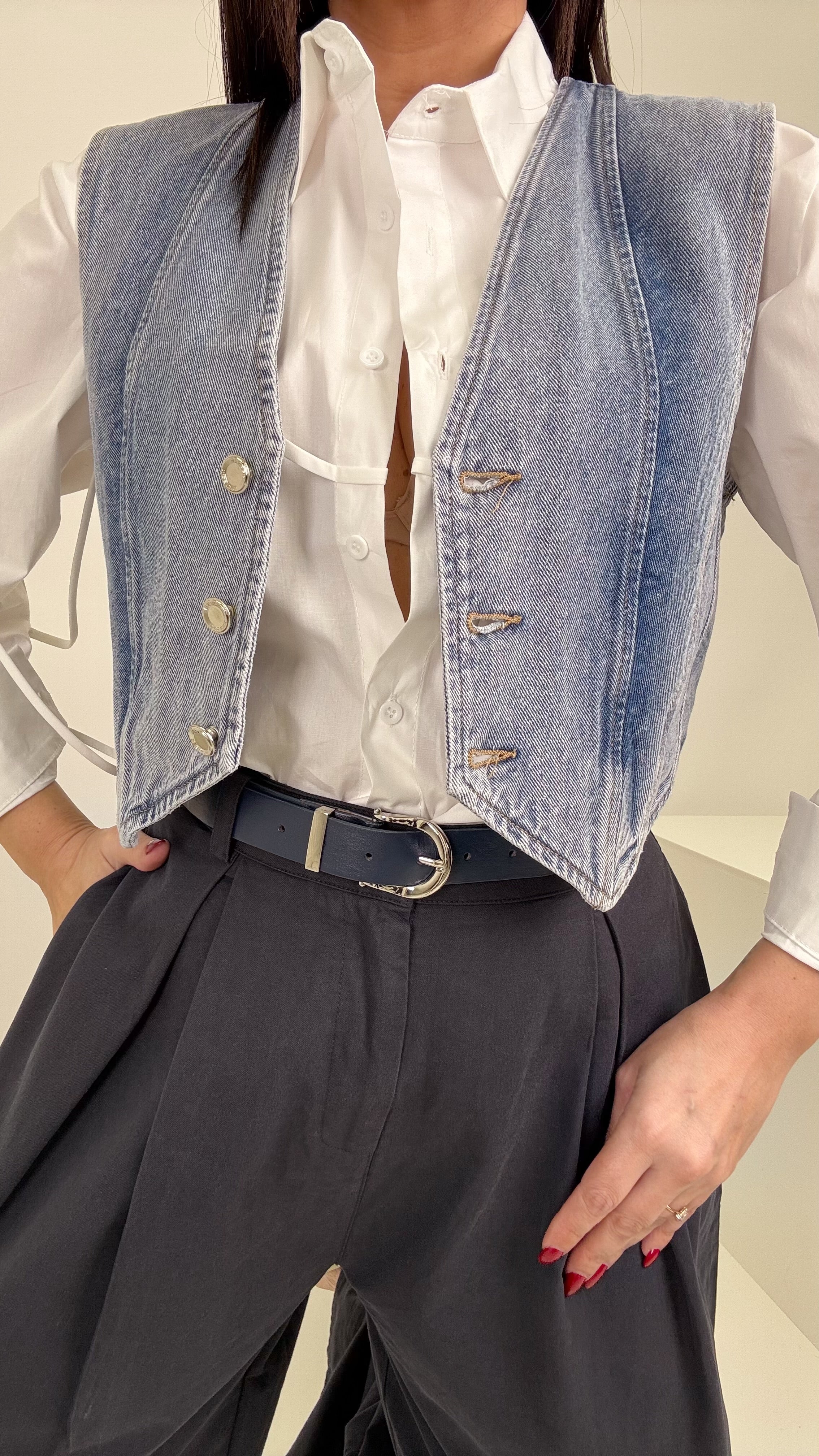 Gilet denim