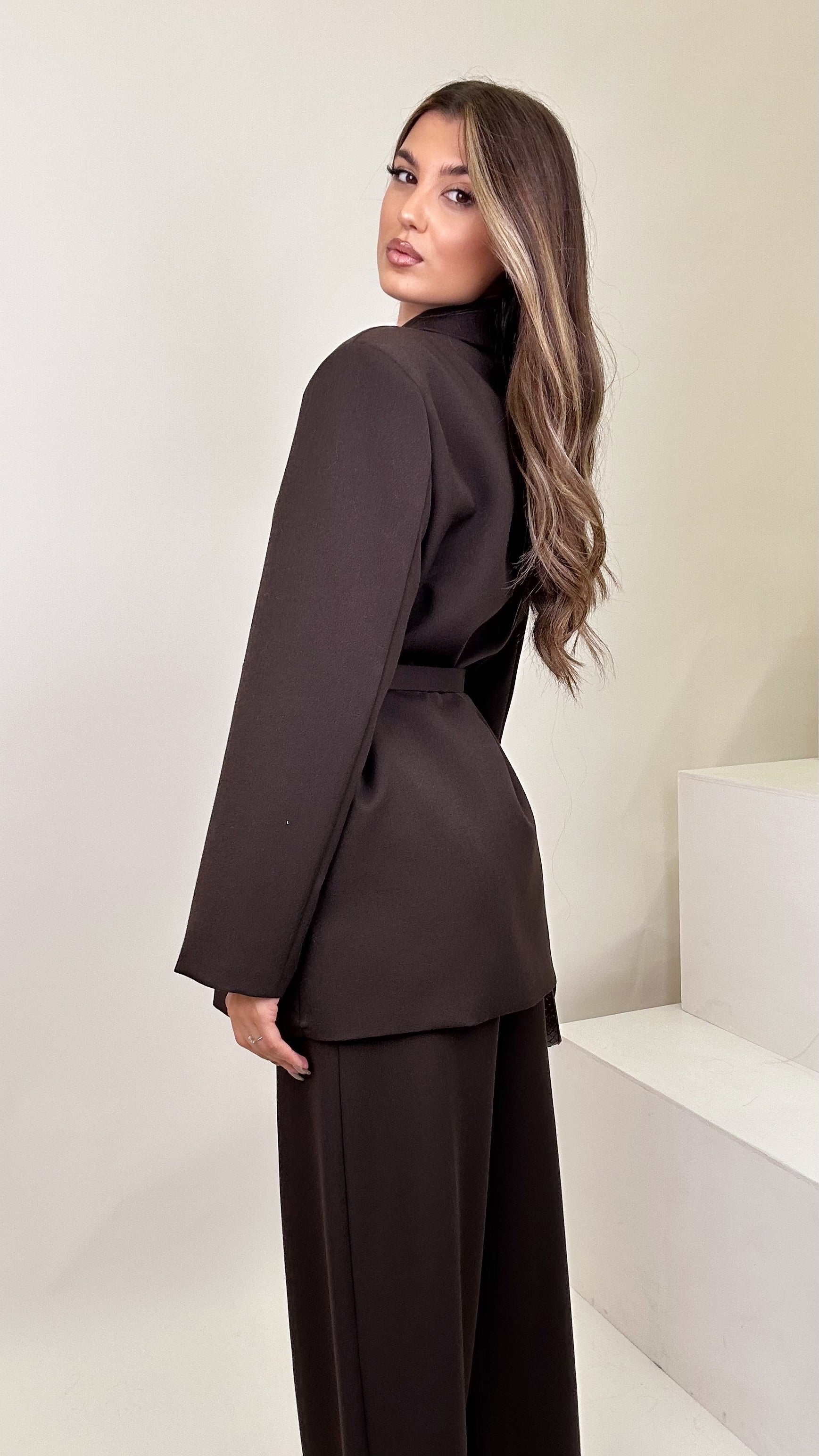 Tailleur “woman” marrone bruciato