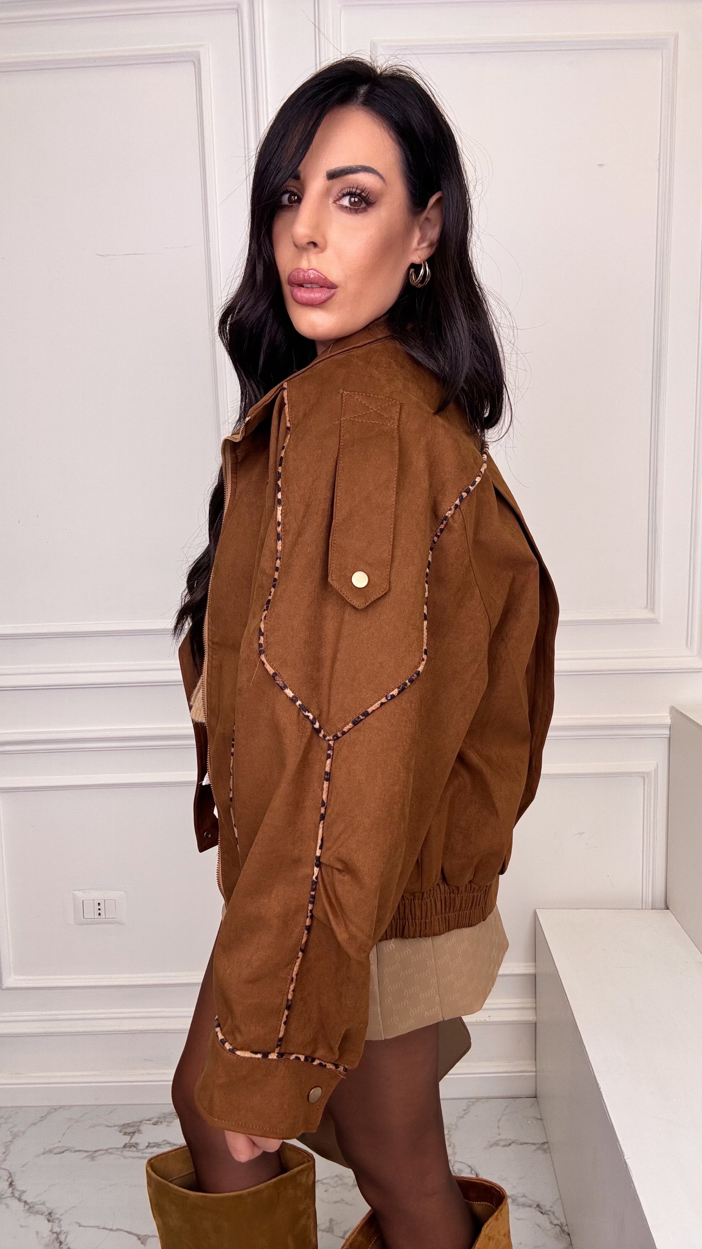 Giubbotto in renna piumino