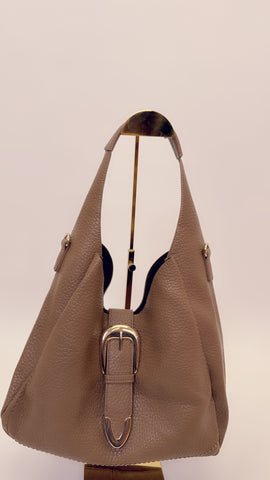 Borsa a spalla fibbia oro