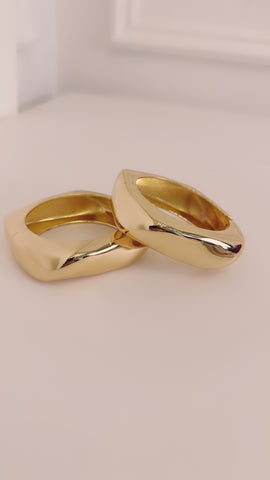 Set bracciale oro squadrato