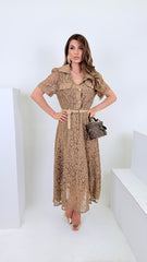 Dress Soleil brown
