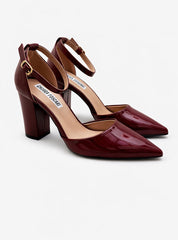 Decoltè in vernice wine